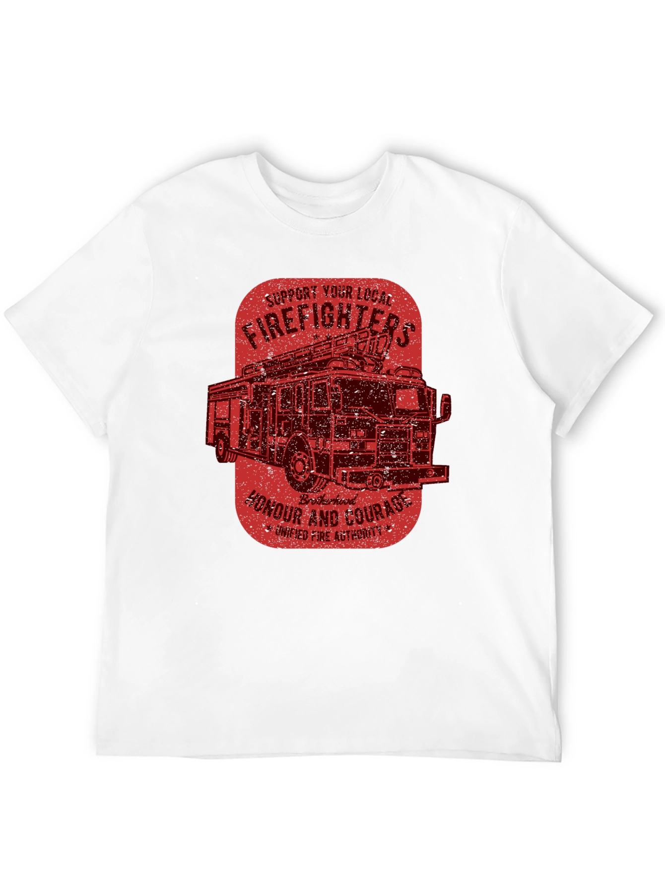 Firefighters Support T-Shirt - Honour and Courage