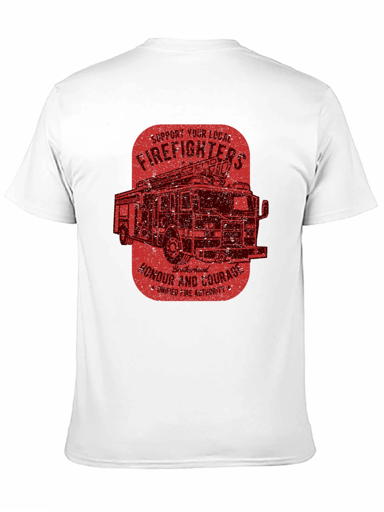 Firefighters Support T-Shirt - Honour and Courage