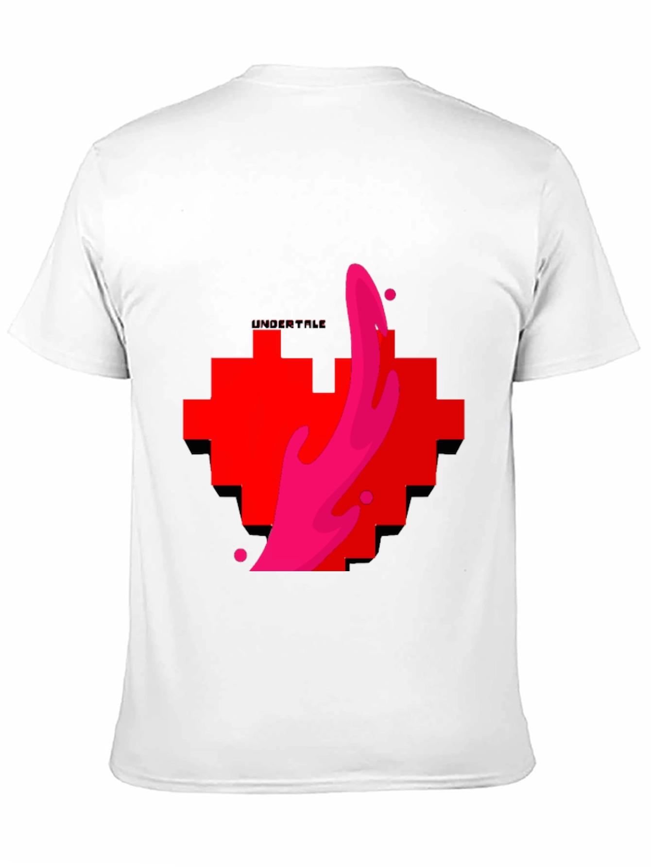 Undertale Heart Pixel Graphic Tee - Black