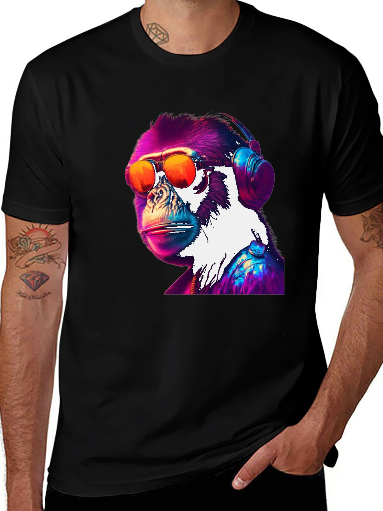 Cool Monkey Graphic Tee - DJ Ape