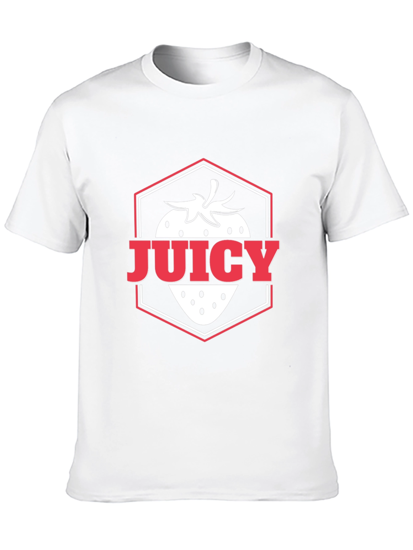 Juicy Strawberry Graphic Tee - Stylish Black T-Shirt