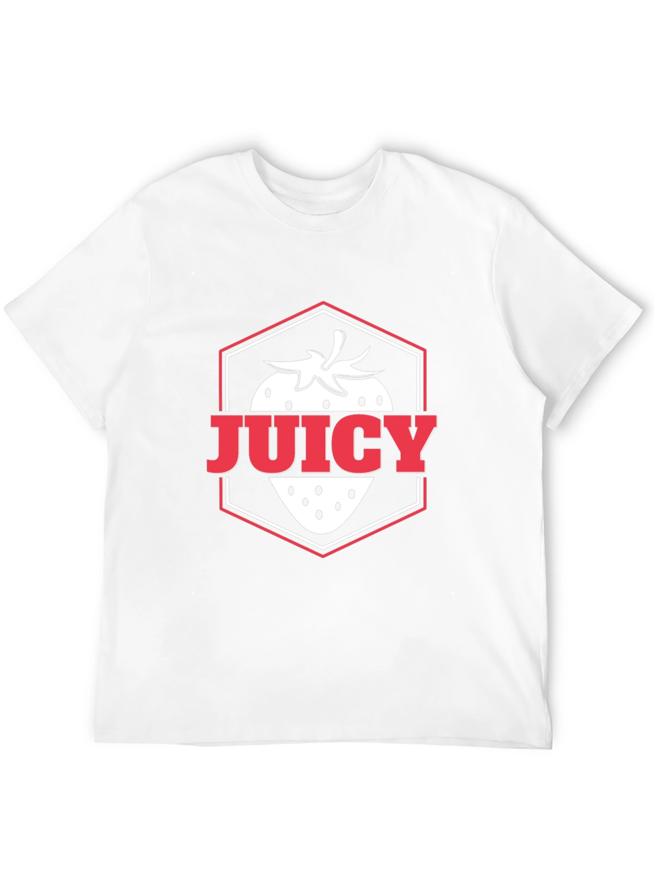 Juicy Strawberry Graphic Tee - Stylish Black T-Shirt