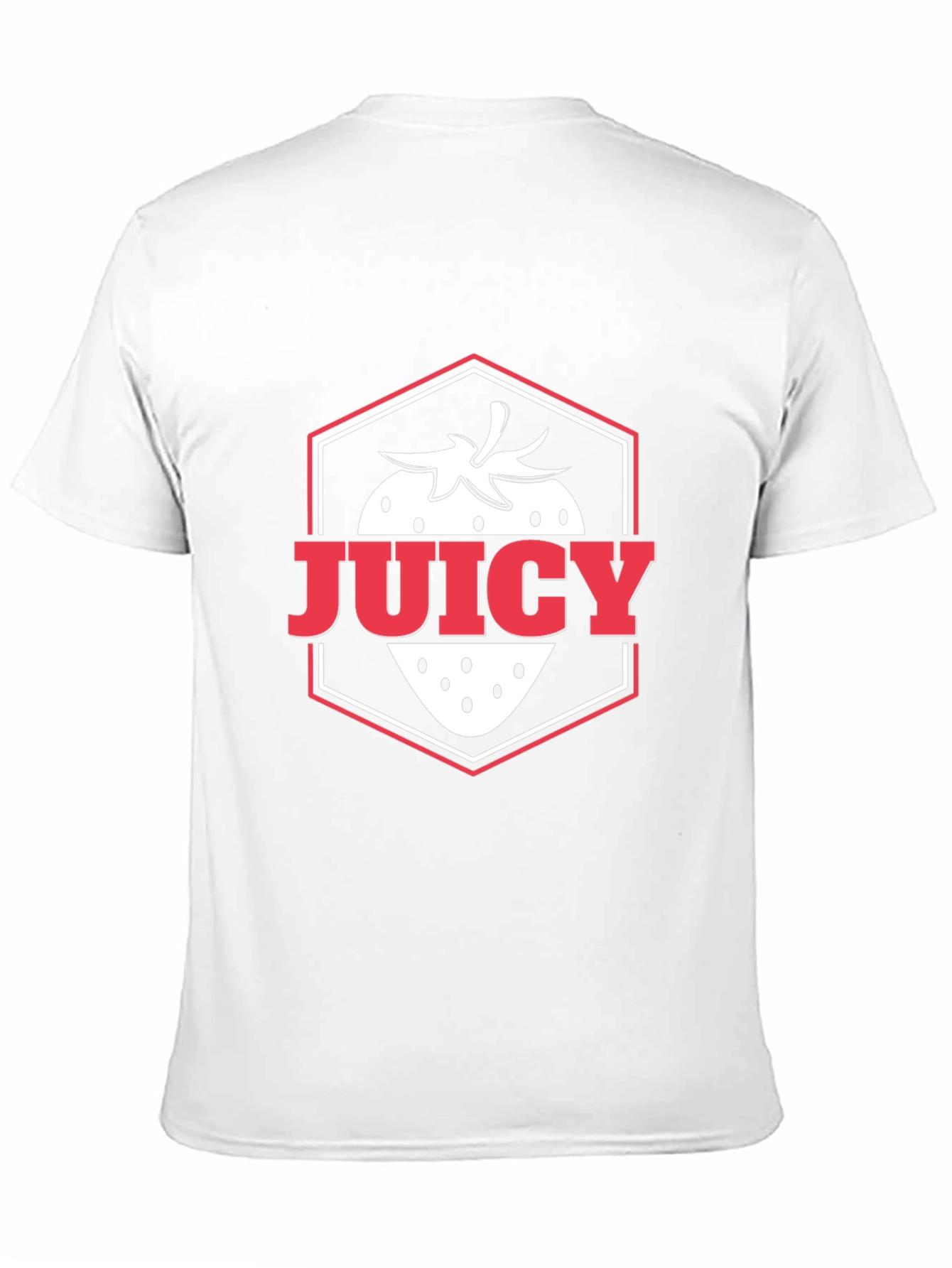 Juicy Strawberry Graphic Tee - Stylish Black T-Shirt