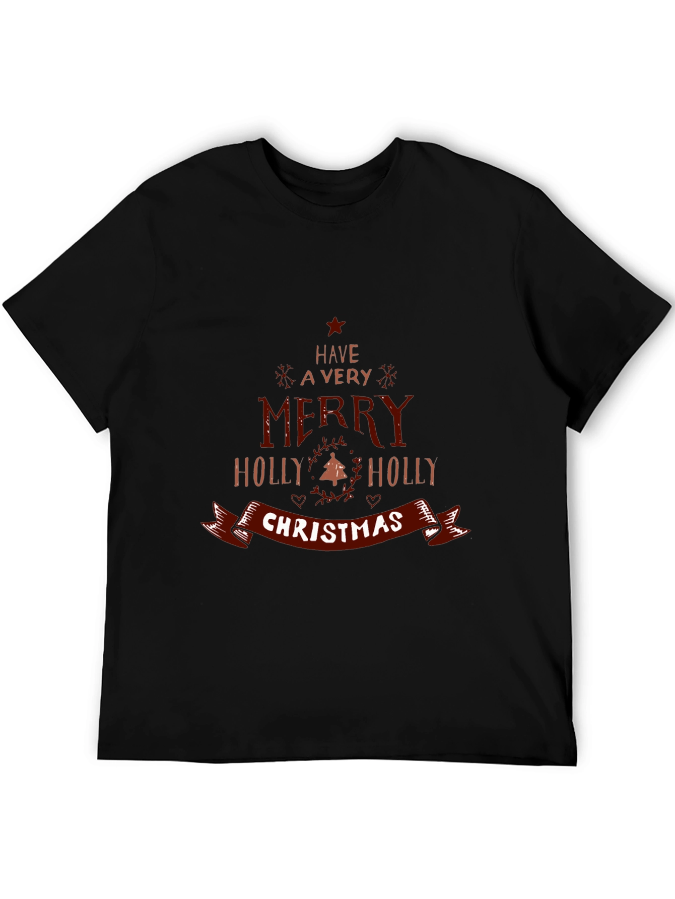 Merry Christmas Graphic Tee - Holiday Cheer T-Shirt