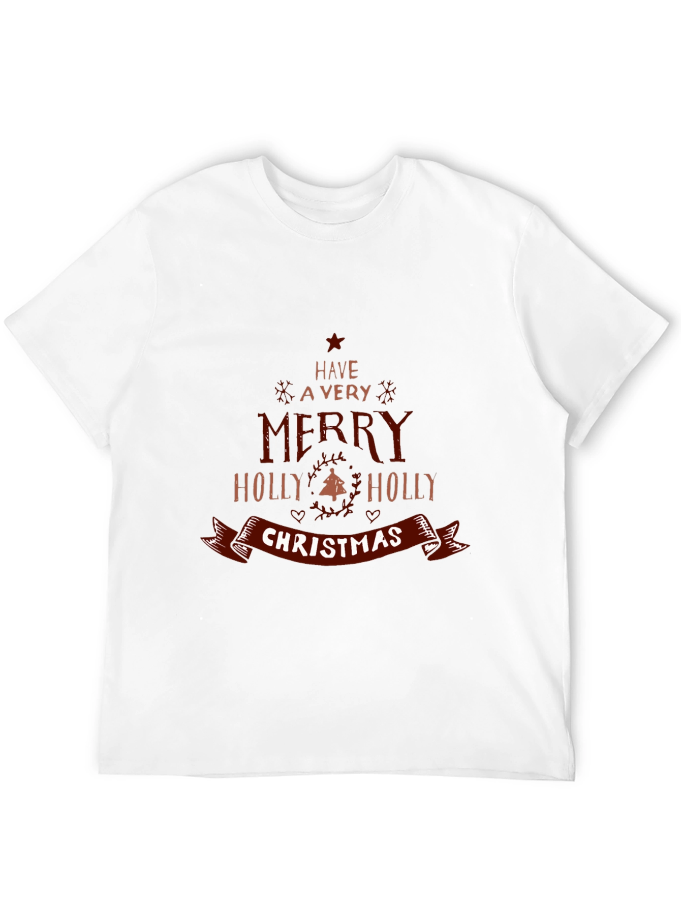 Merry Christmas Graphic Tee - Holiday Cheer T-Shirt