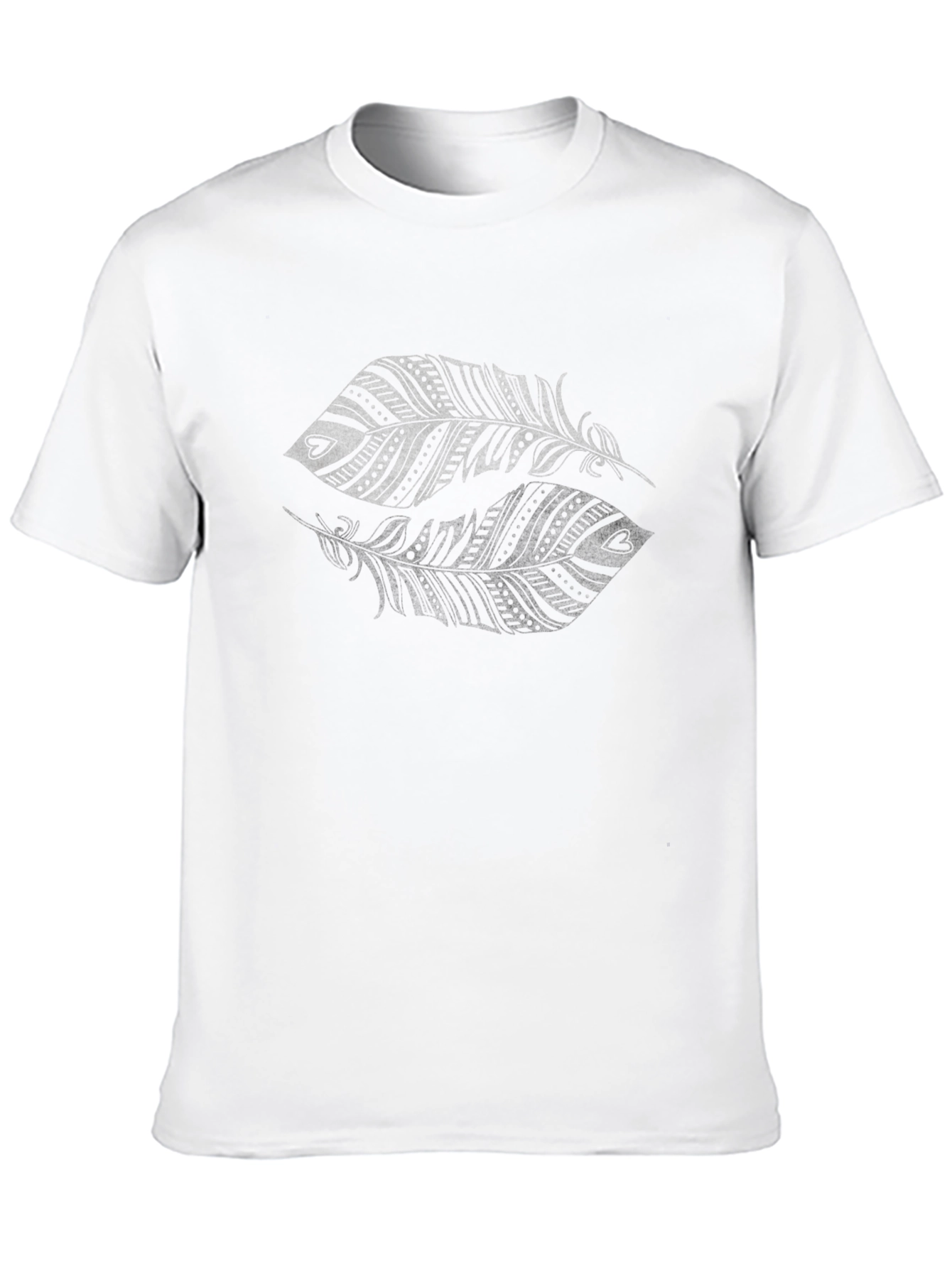 Feather Graphic Black T-Shirt - Stylish and Unique