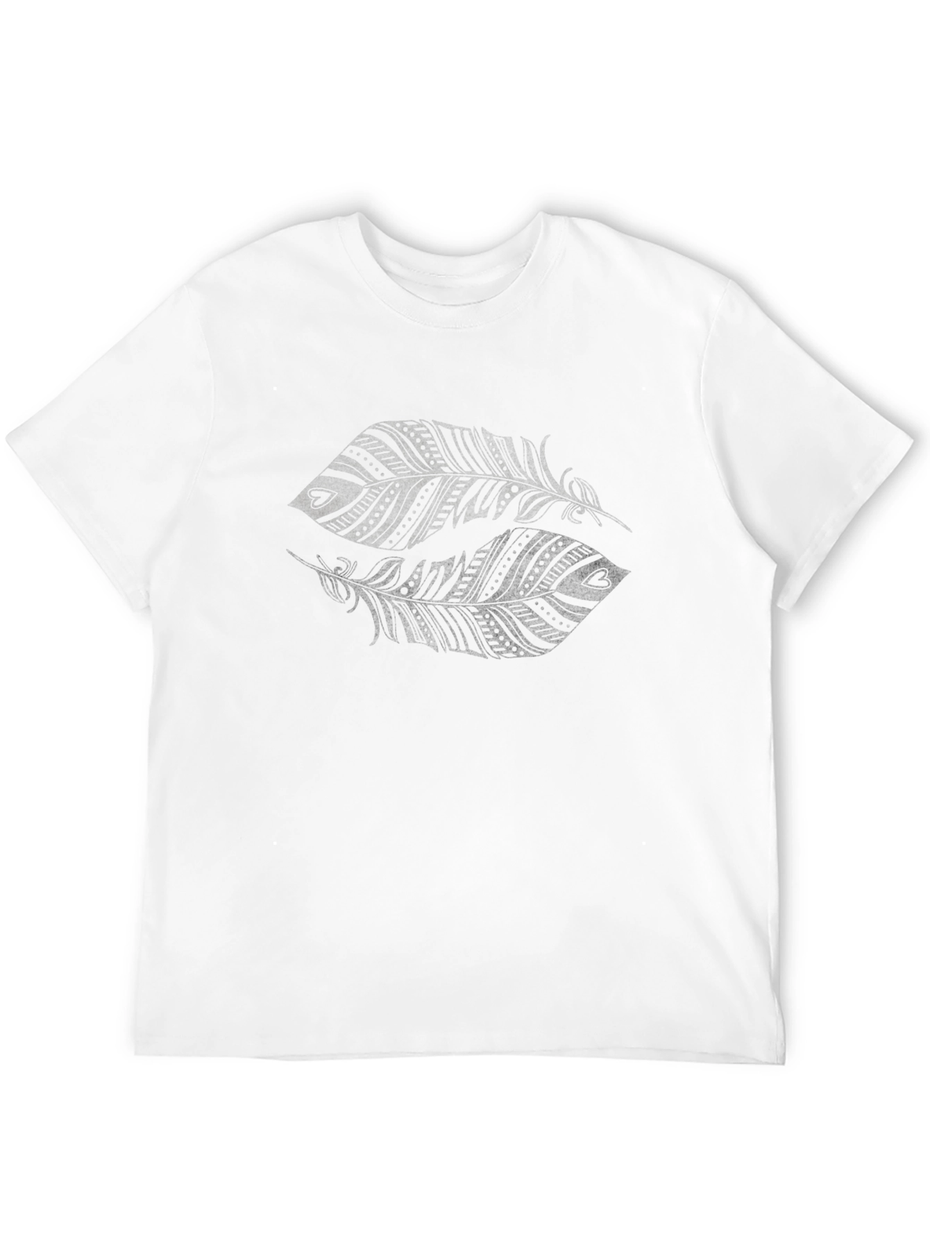 Feather Graphic Black T-Shirt - Stylish and Unique