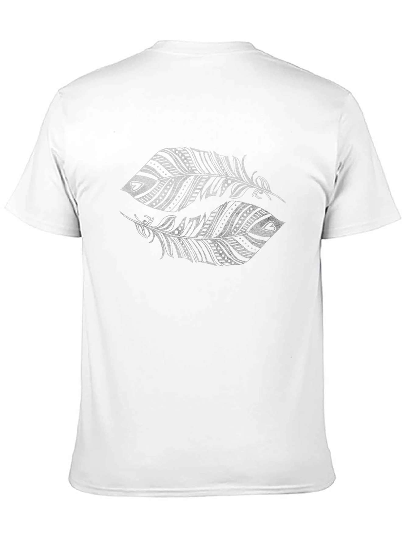 Feather Graphic Black T-Shirt - Stylish and Unique