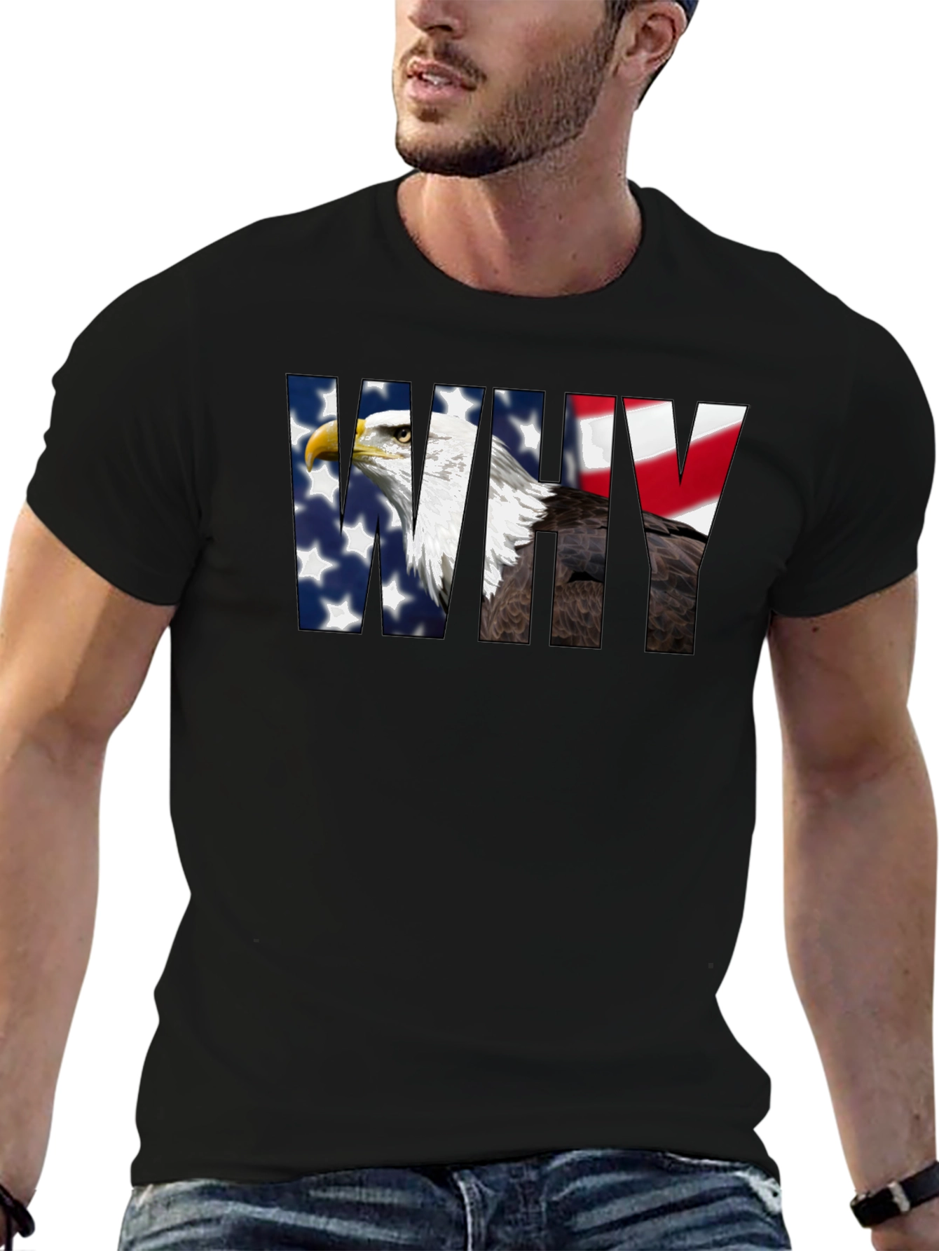 American Eagle Flag Graphic T-Shirt