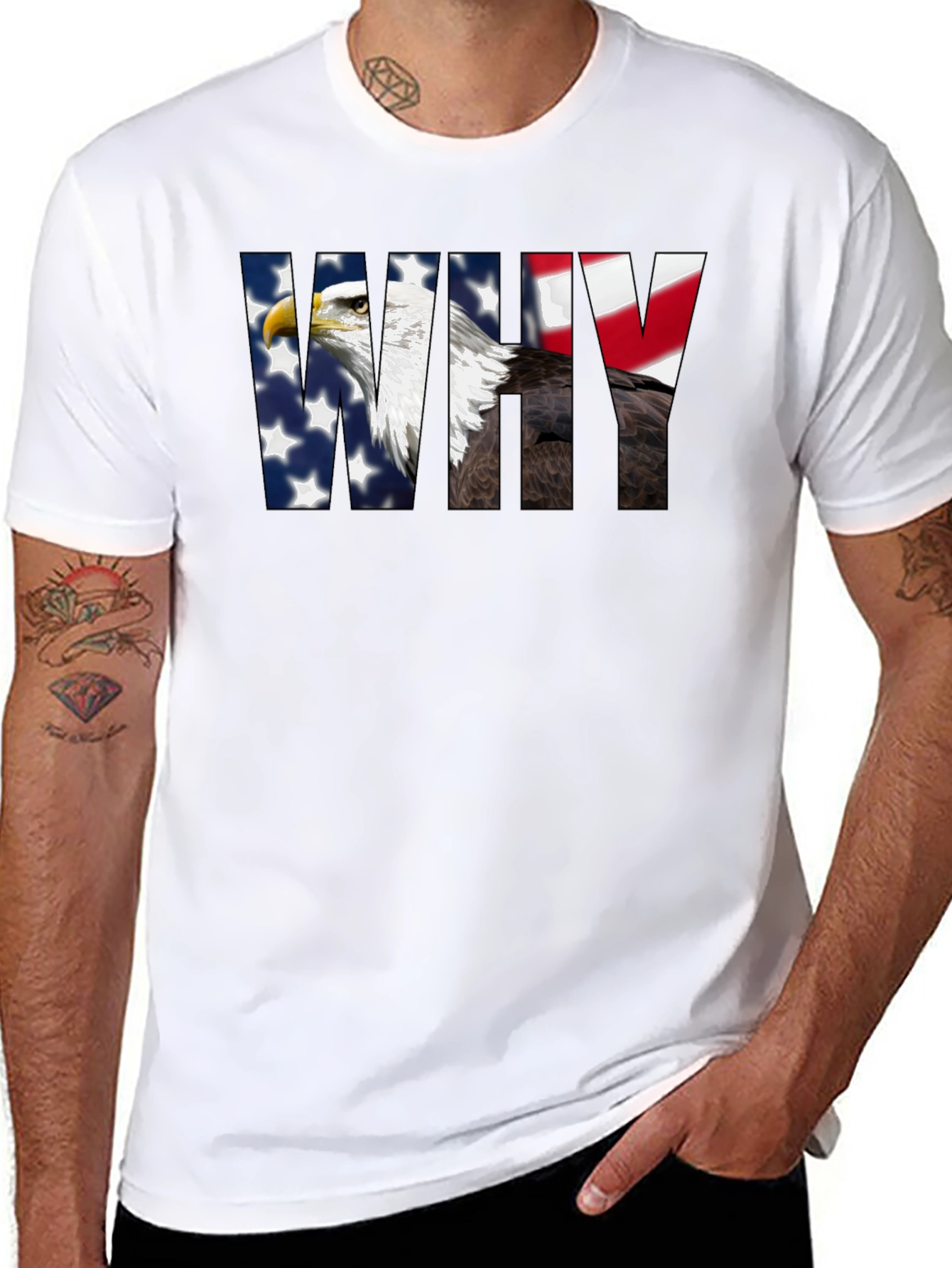 American Eagle Flag Graphic T-Shirt