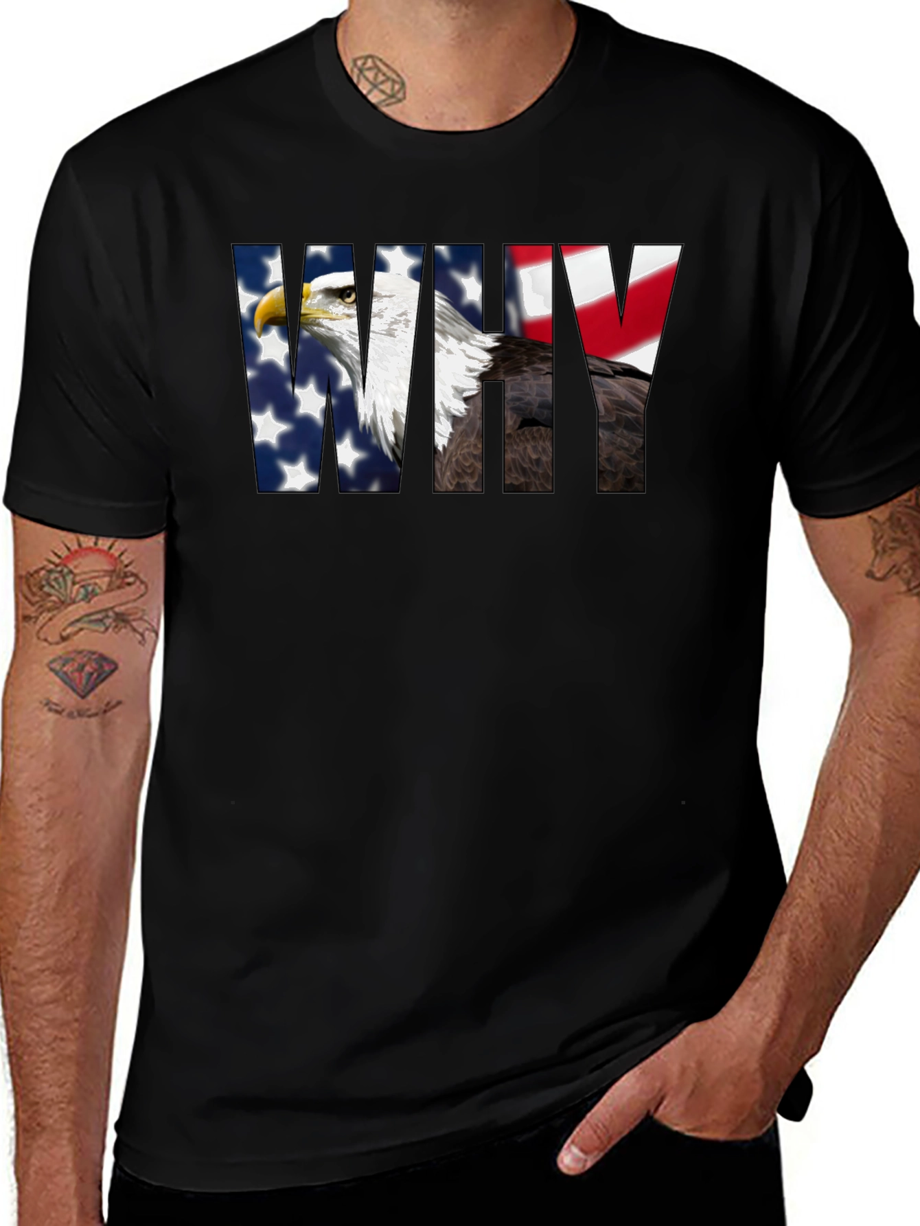 American Eagle Flag Graphic T-Shirt