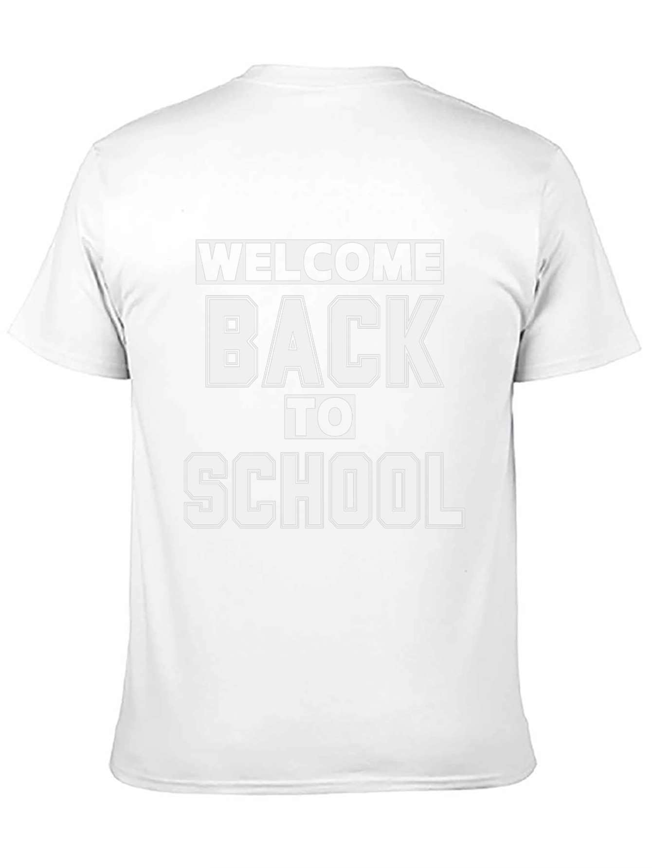 Welcome Back To School T-Shirt - Black
