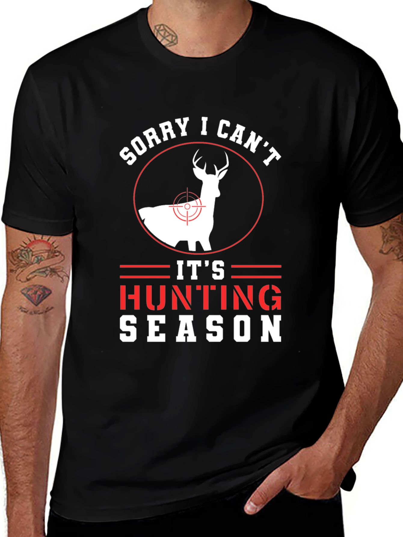 Hunting Season Graphic Tee - Deer Hunter T-Shirt