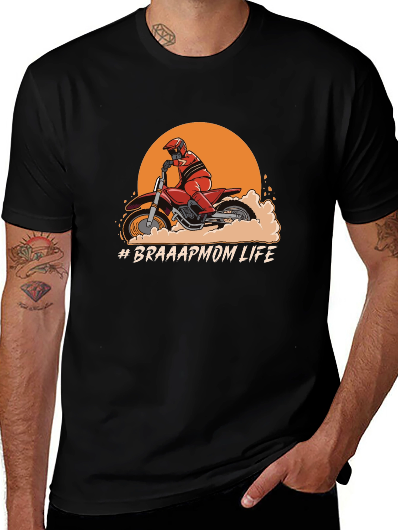 Braaap Mom Life Graphic T-Shirt