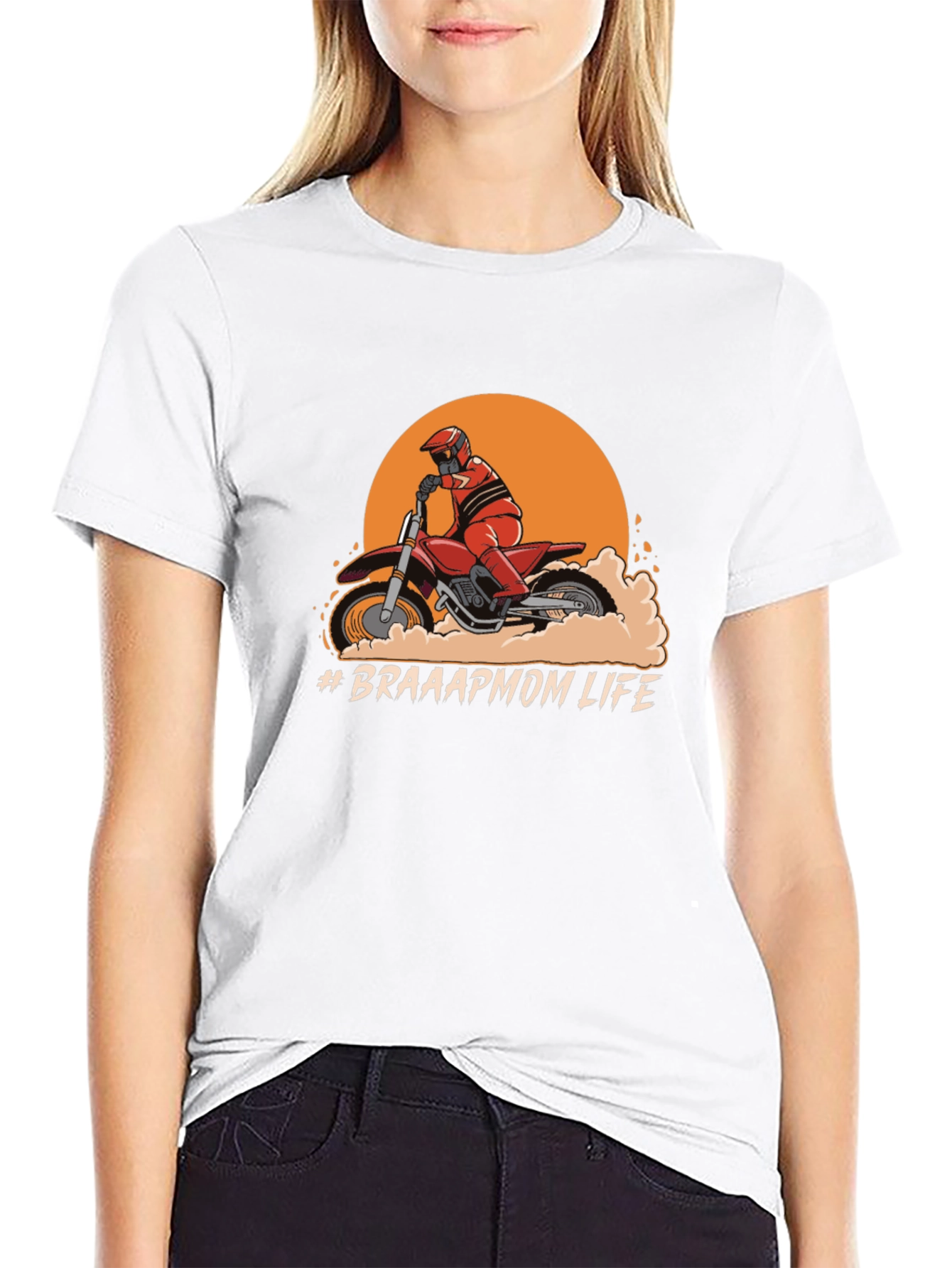 Braaap Mom Life Graphic T-Shirt
