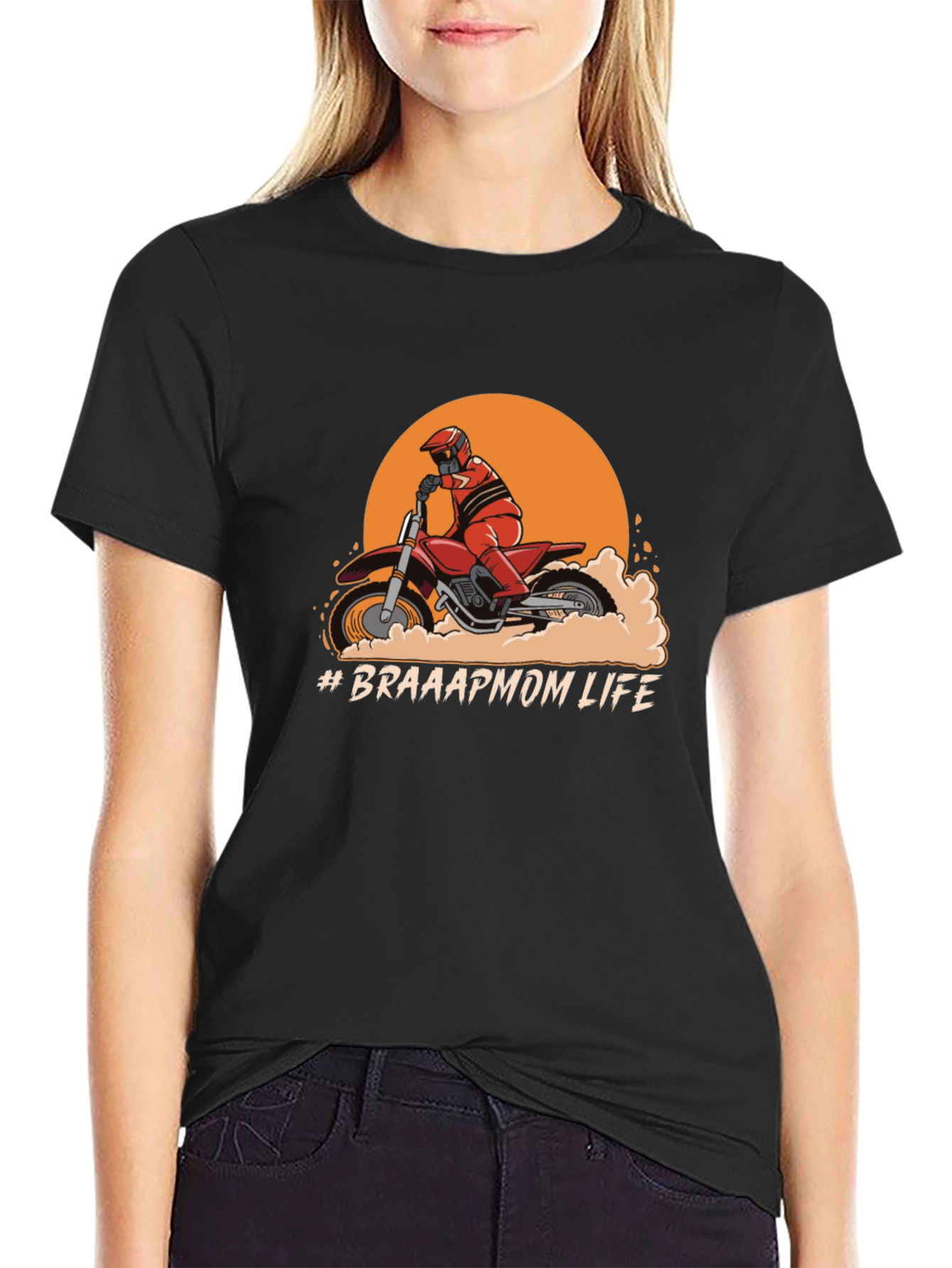 Braaap Mom Life Graphic T-Shirt
