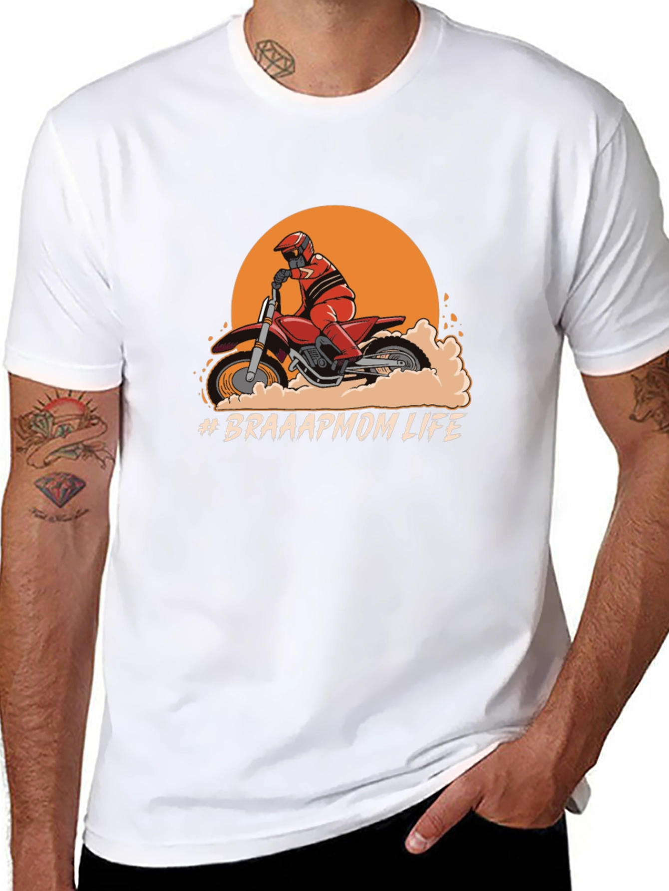 Braaap Mom Life Graphic T-Shirt