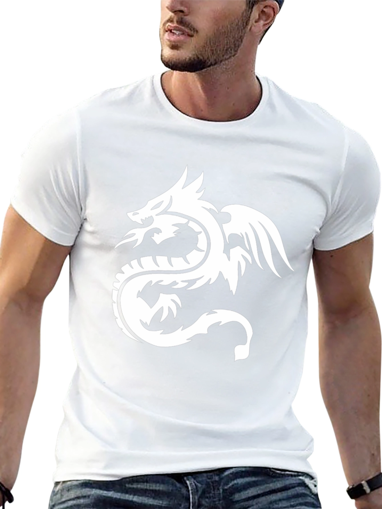 Dragon Graphic T-Shirt - Stylish Mens Tee