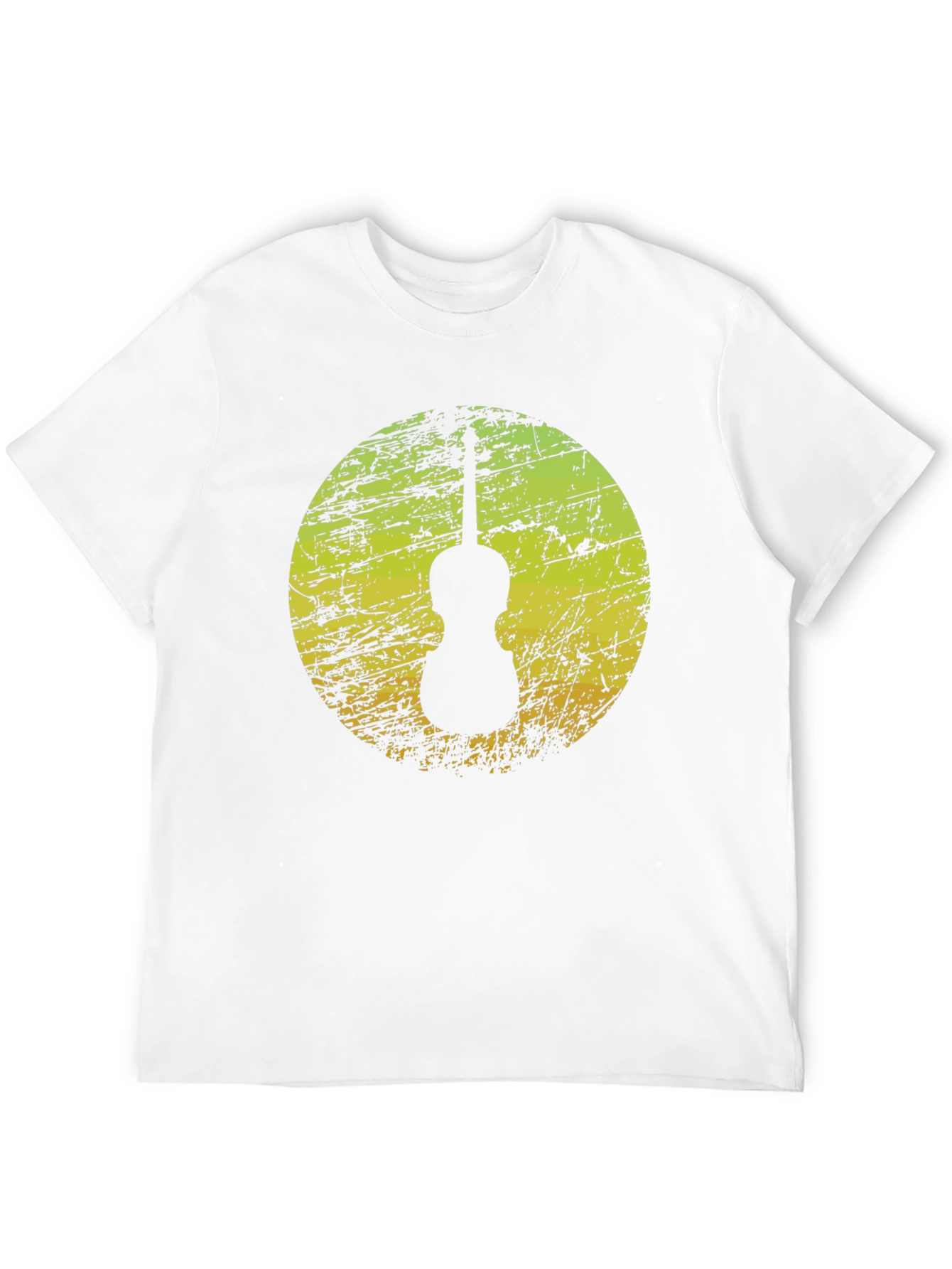 Grunge Guitar Silhouette T-Shirt