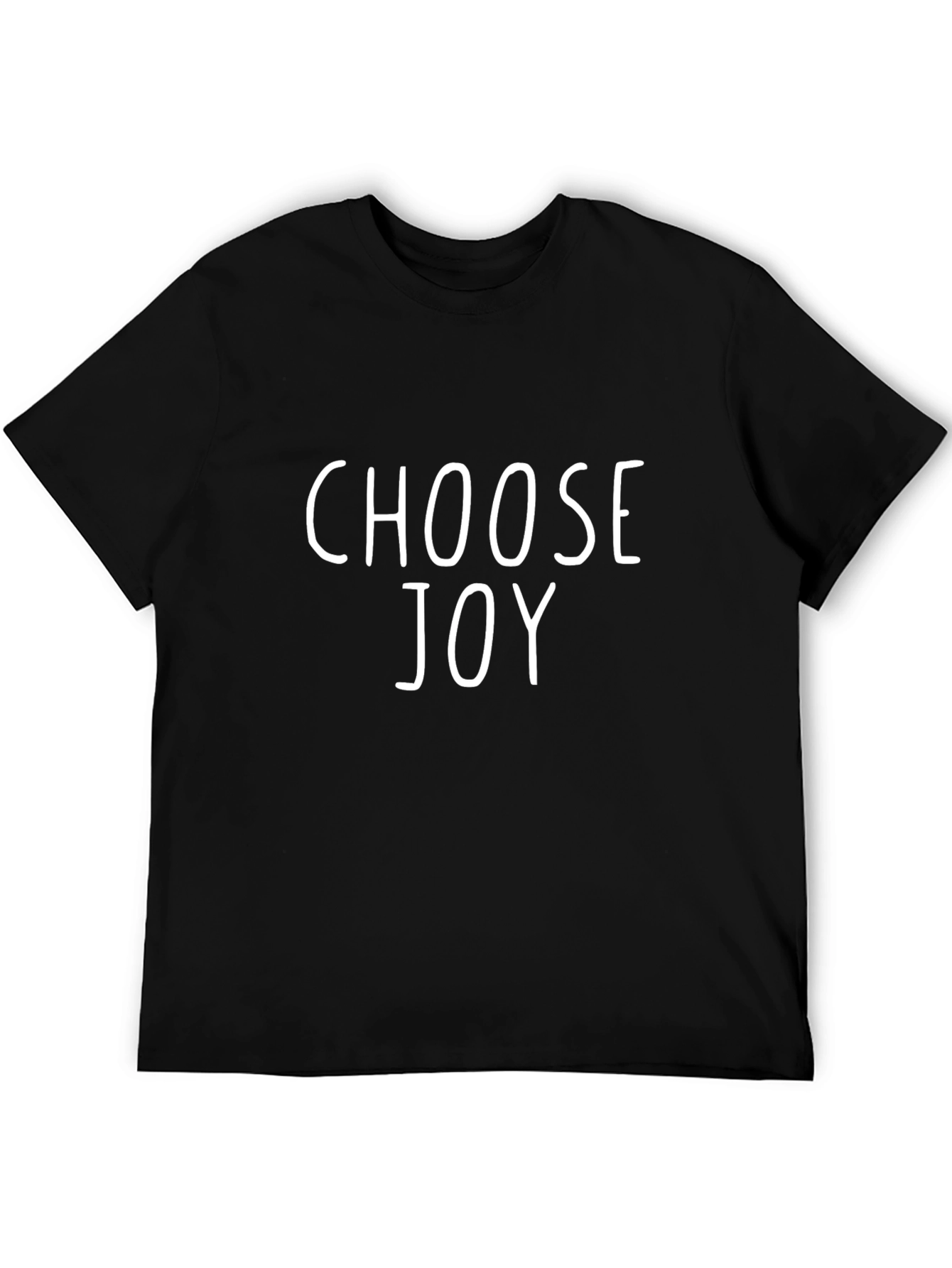 Choose Joy Black T-Shirt - Inspirational Graphic Tee