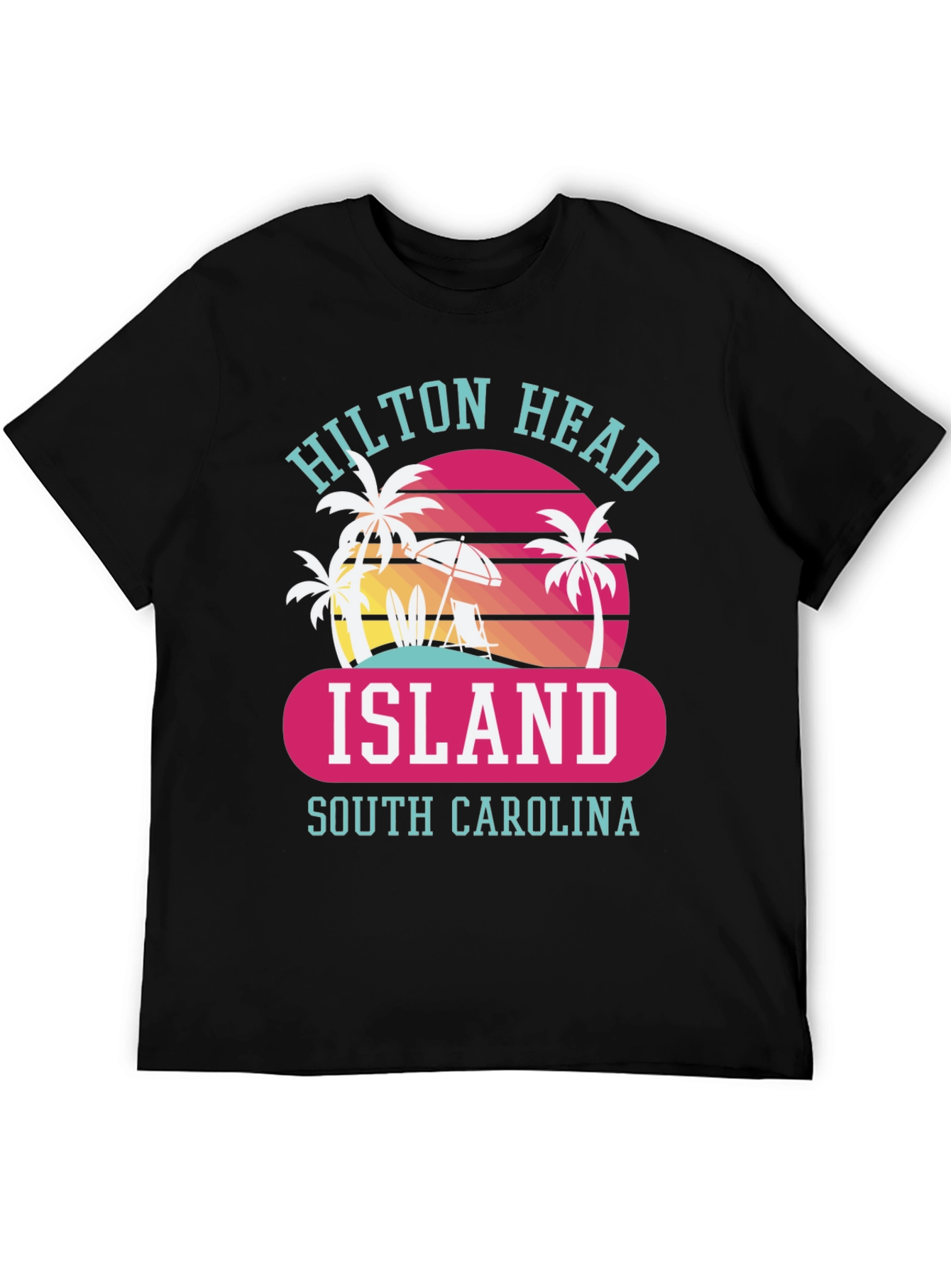 Hilton Head Island Tee - Retro Beach Design