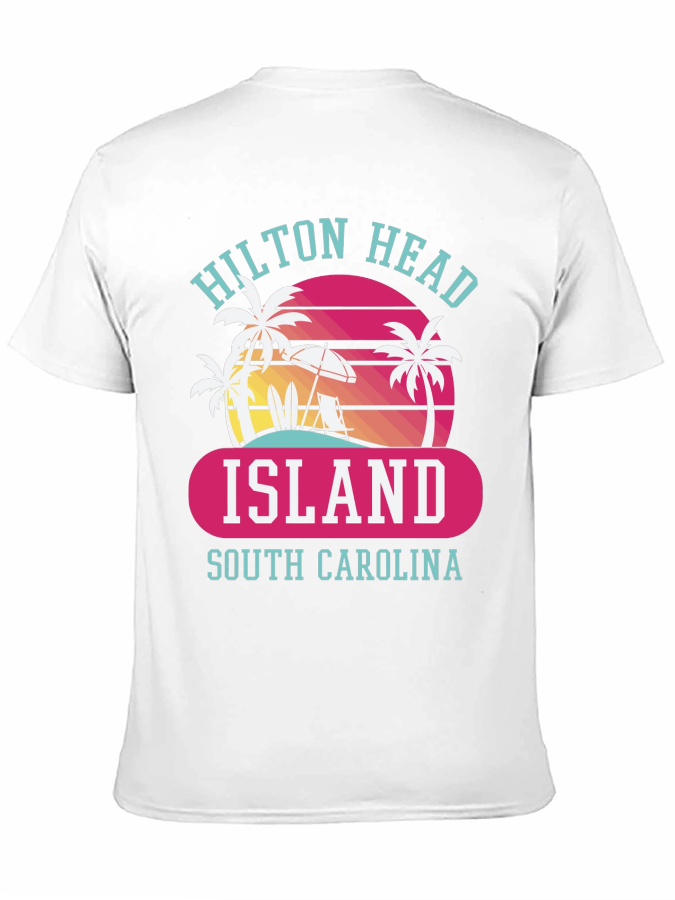 Hilton Head Island Tee - Retro Beach Design