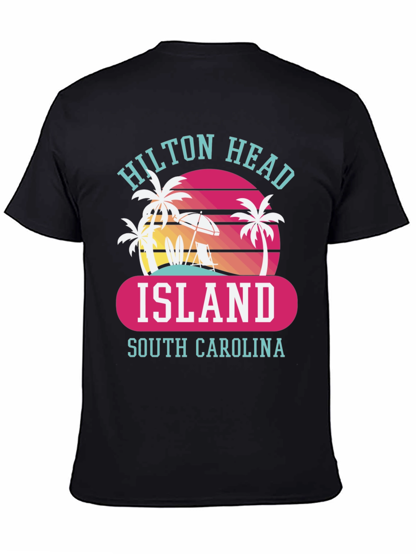 Hilton Head Island Tee - Retro Beach Design