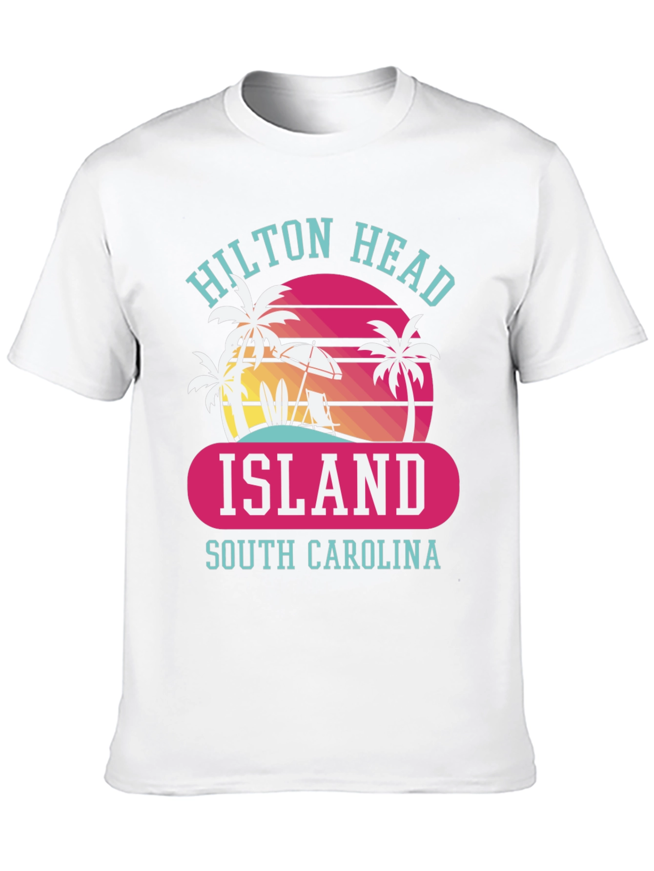 Hilton Head Island Tee - Retro Beach Design