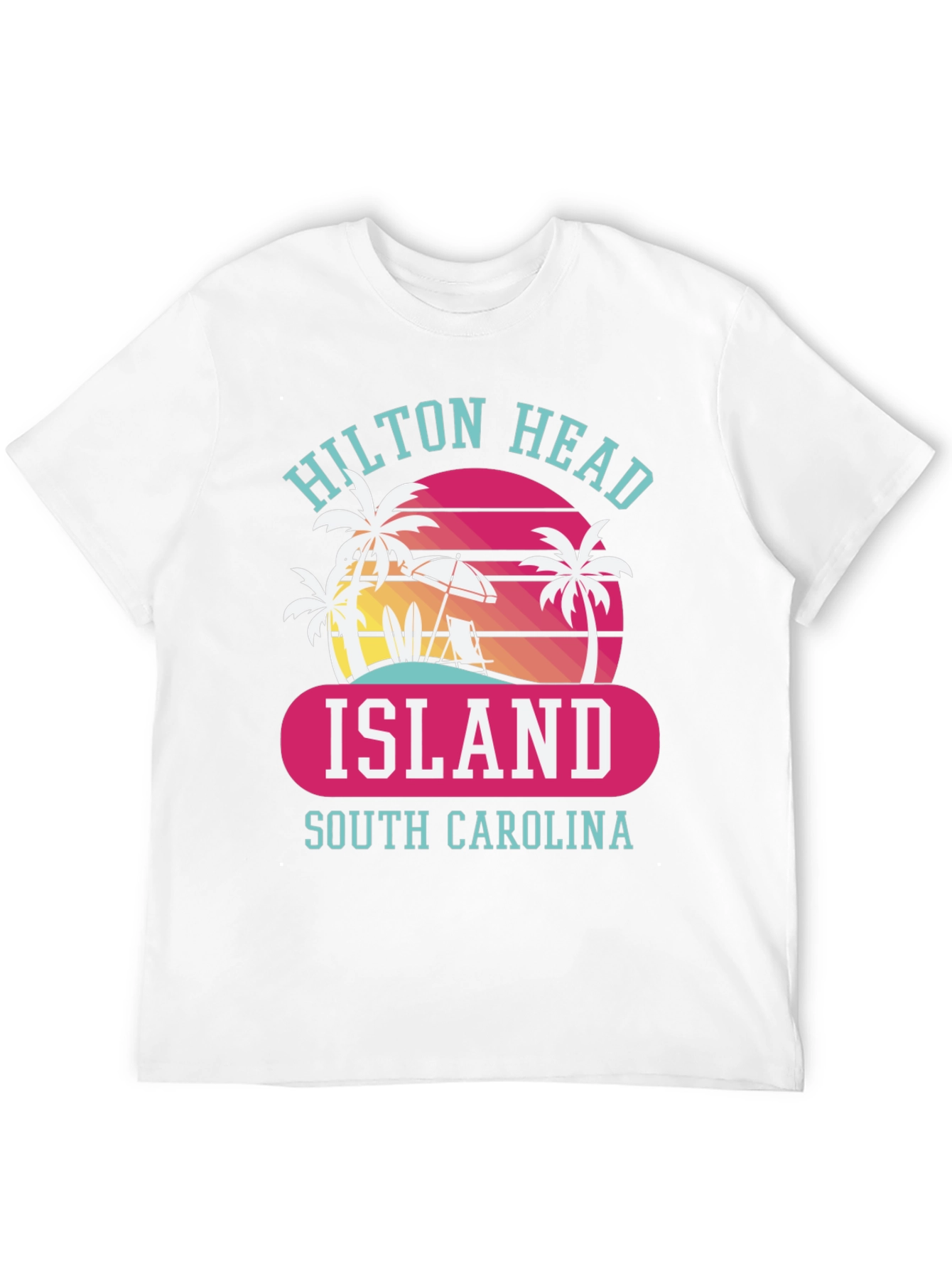 Hilton Head Island Tee - Retro Beach Design