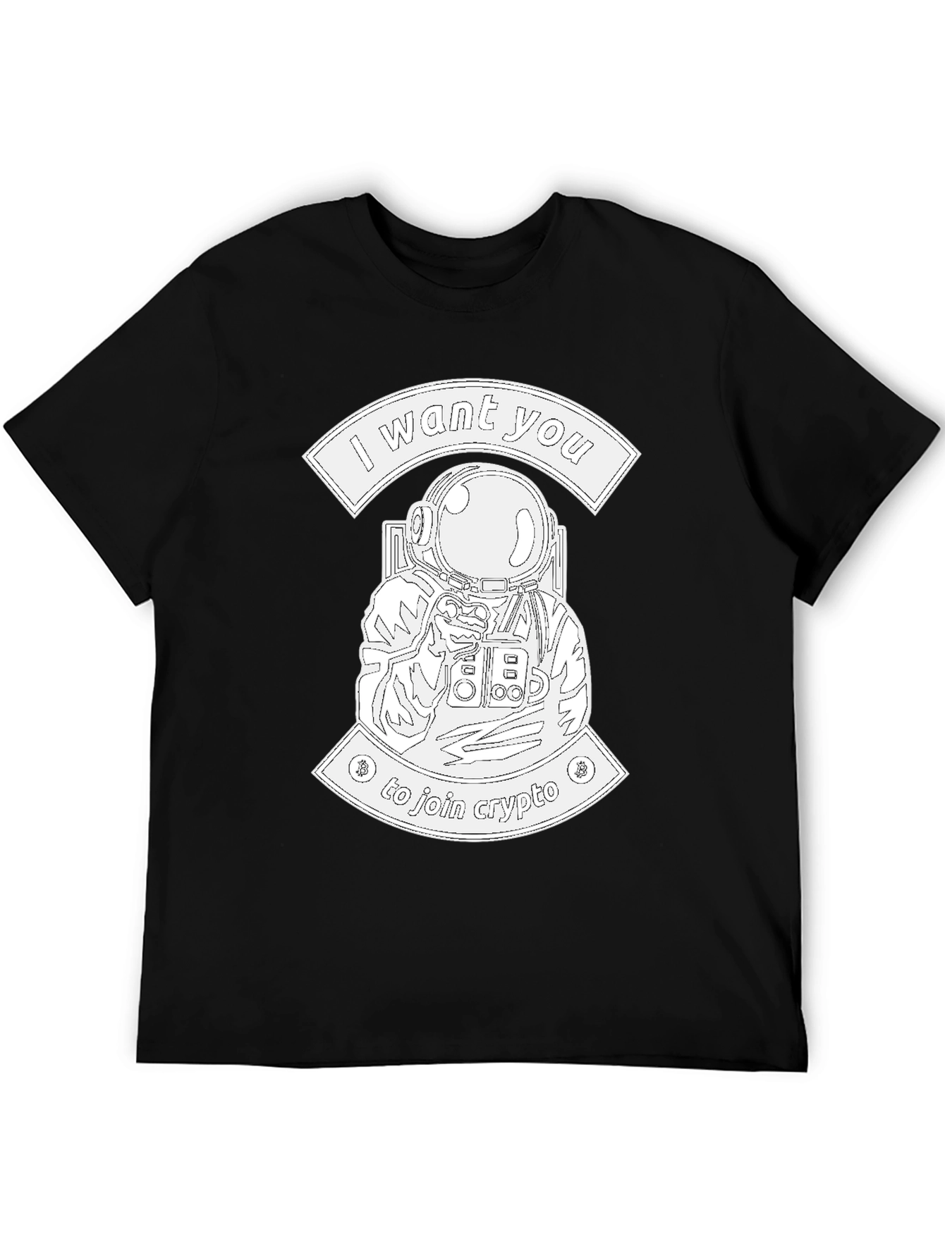 I Want You To Join Crypto T-Shirt - Black