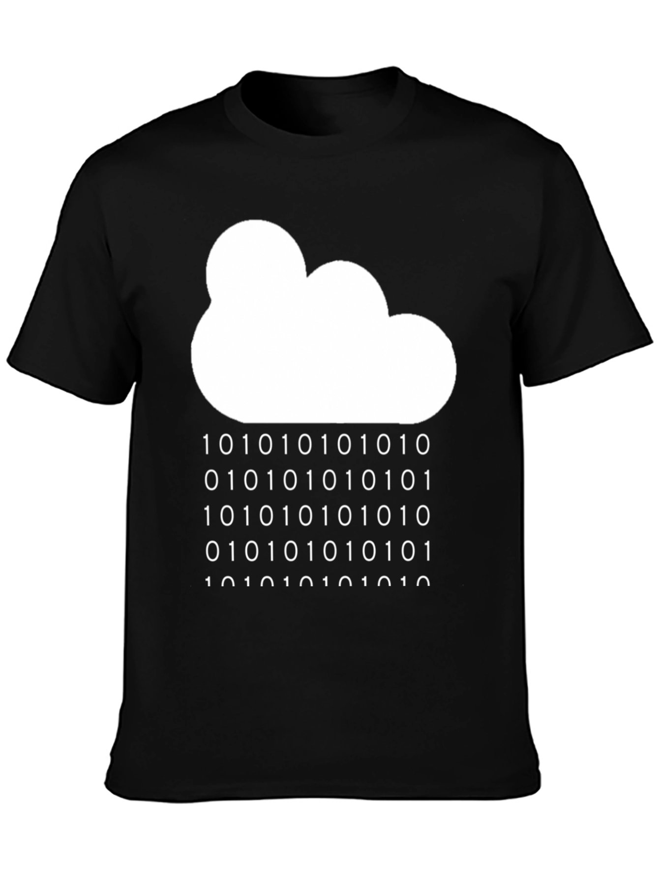 Binary Cloud T-Shirt - Tech Geek Style