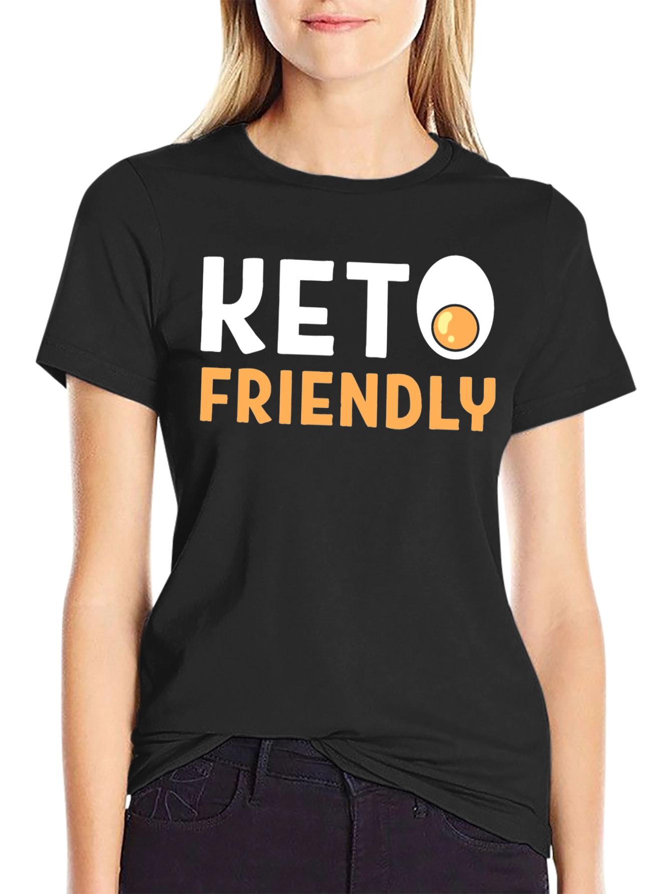 Keto Friendly T-Shirt - Egg Graphic