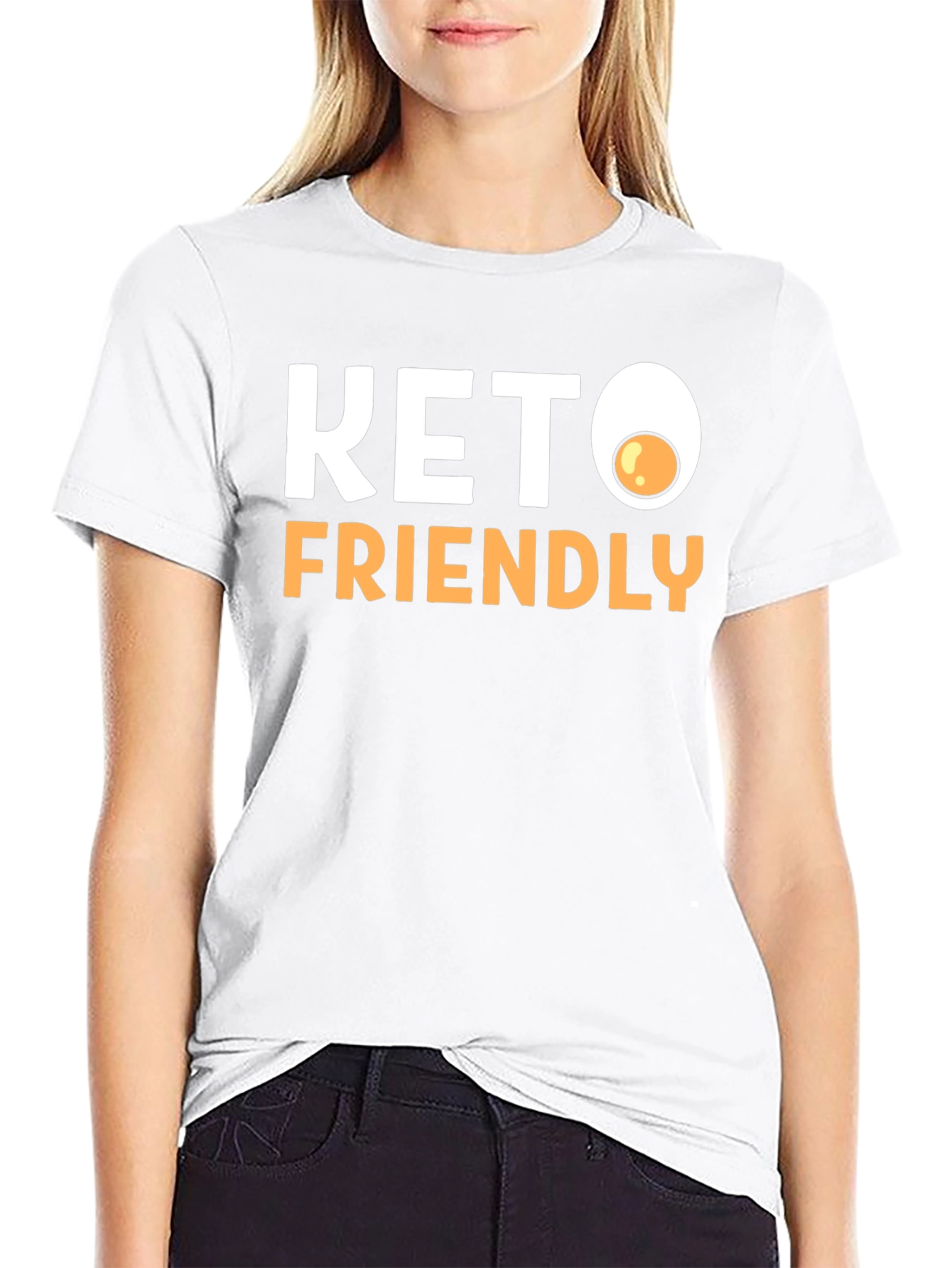 Keto Friendly T-Shirt - Egg Graphic