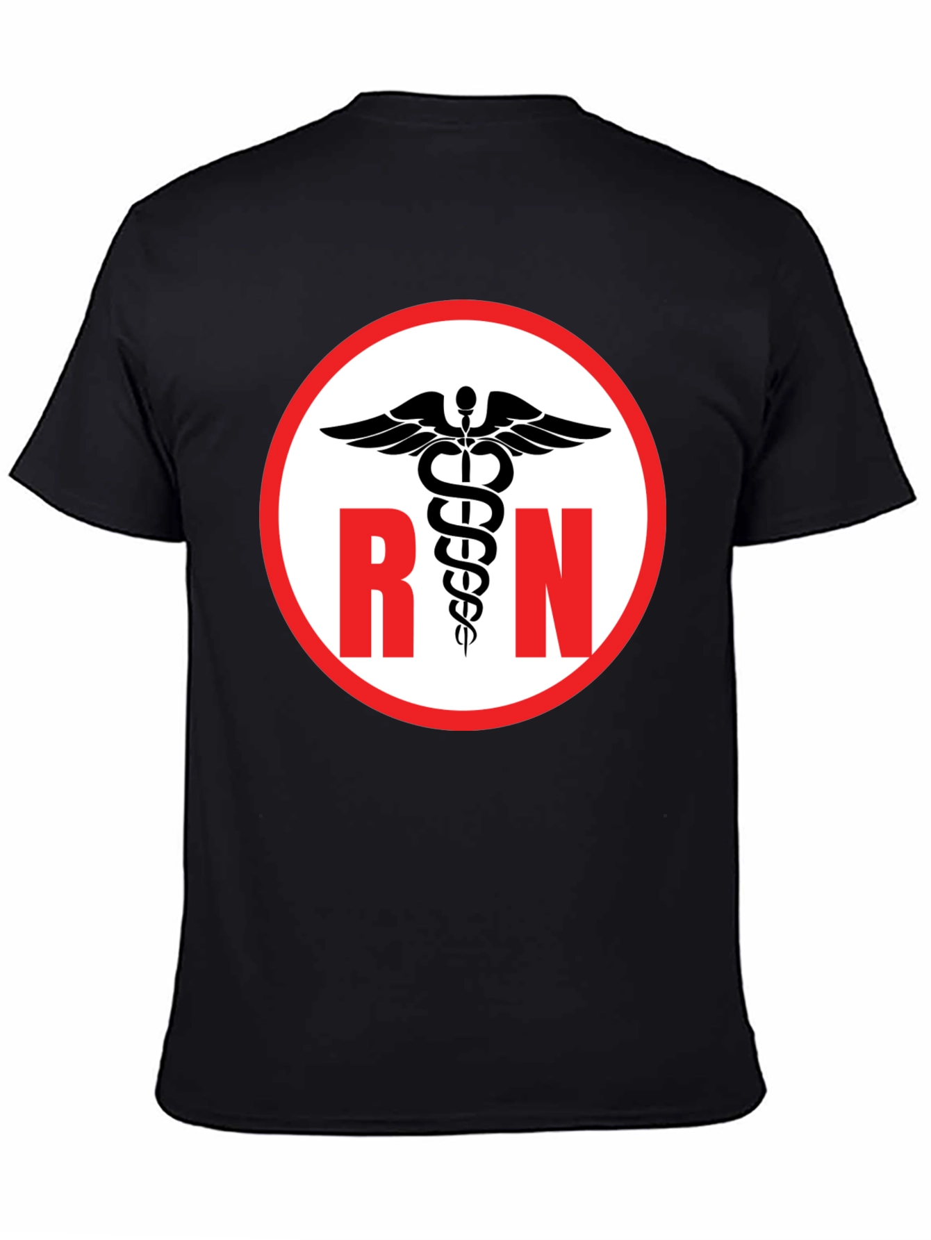 RN Caduceus T-Shirt - Registered Nurse Graphic Tee
