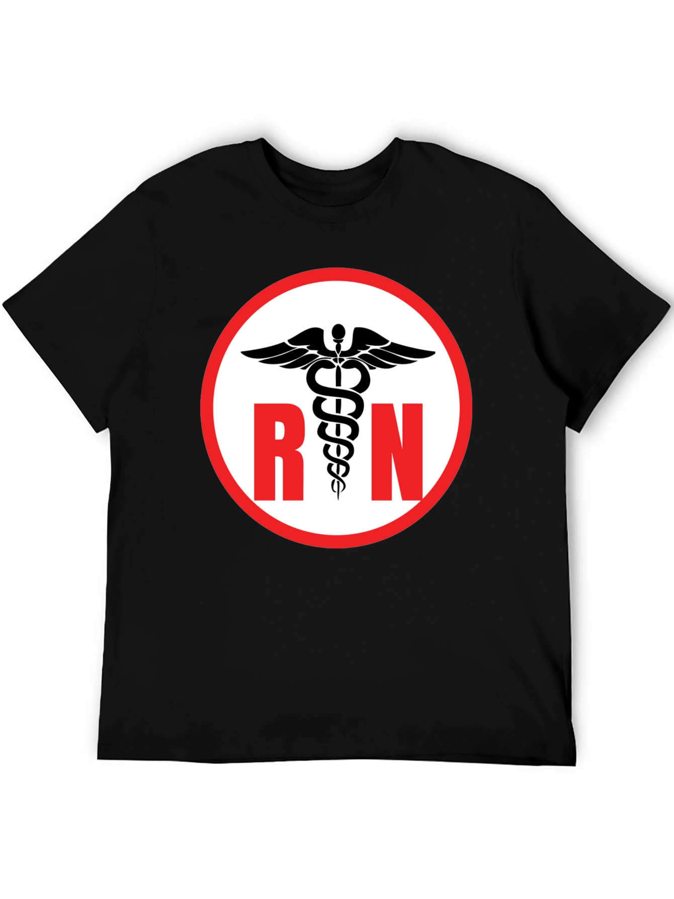 RN Caduceus T-Shirt - Registered Nurse Graphic Tee
