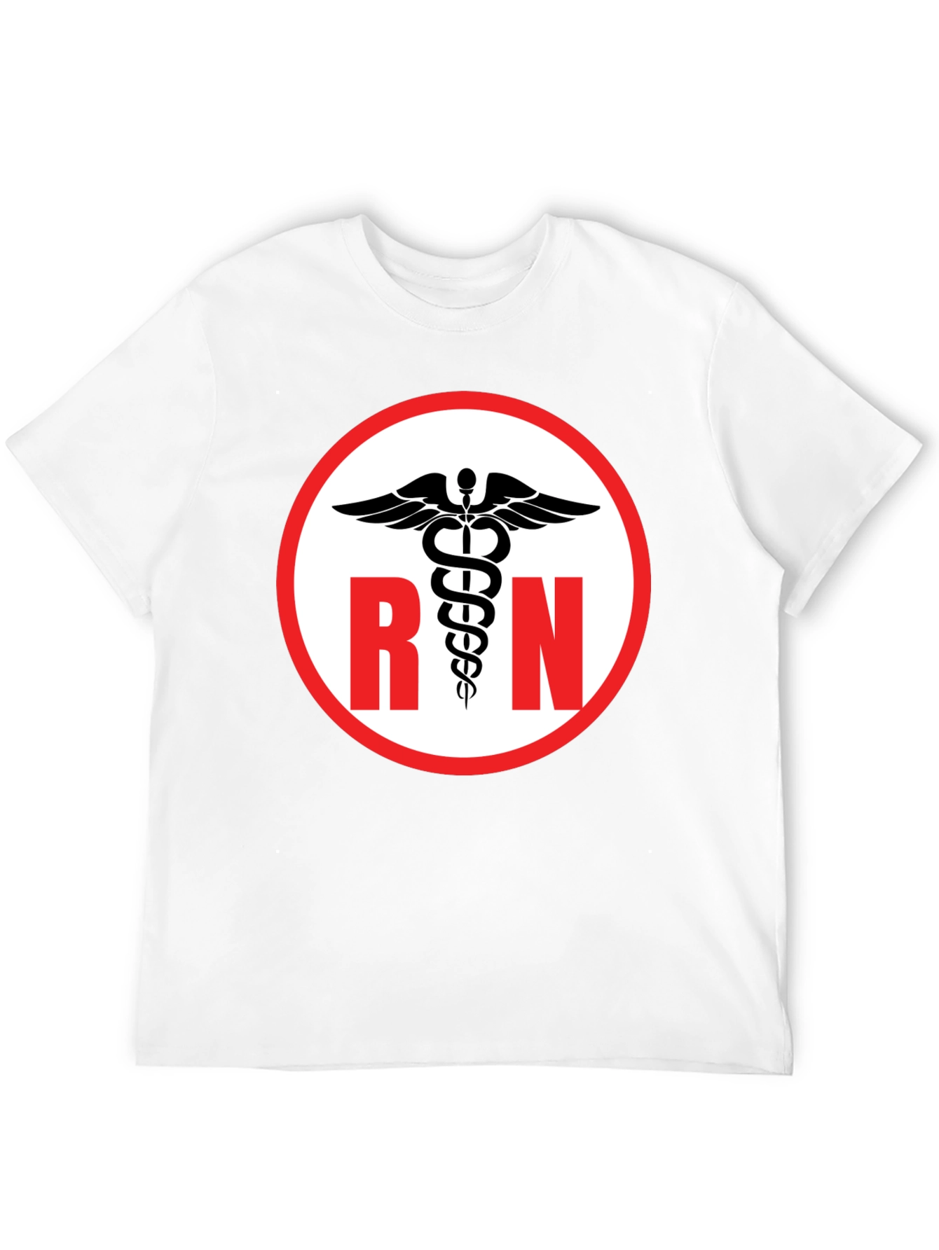 RN Caduceus T-Shirt - Registered Nurse Graphic Tee