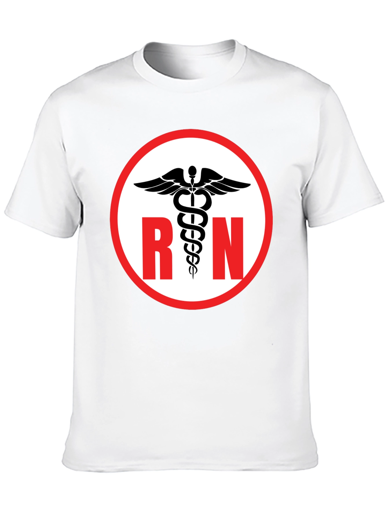RN Caduceus T-Shirt - Registered Nurse Graphic Tee