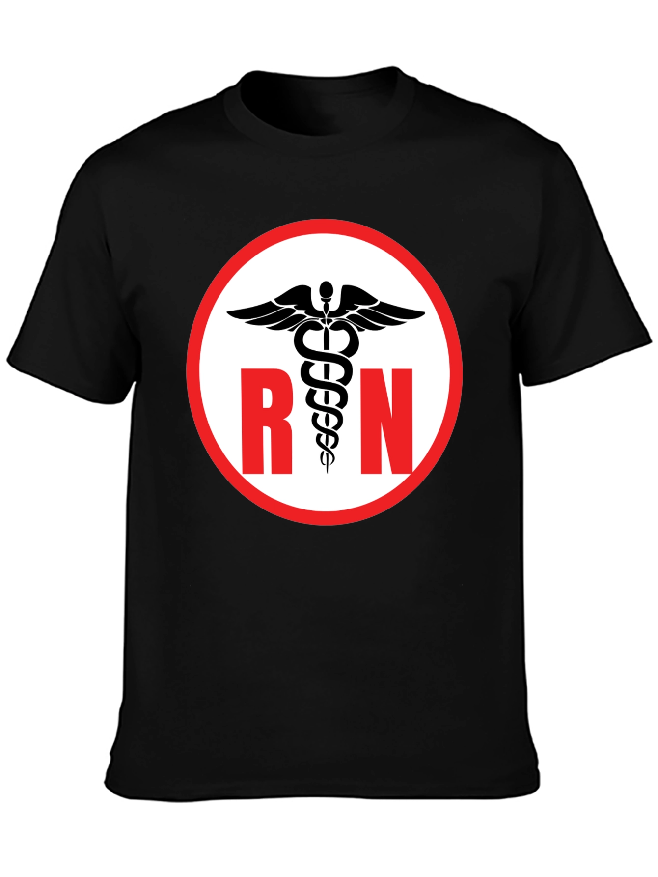 RN Caduceus T-Shirt - Registered Nurse Graphic Tee