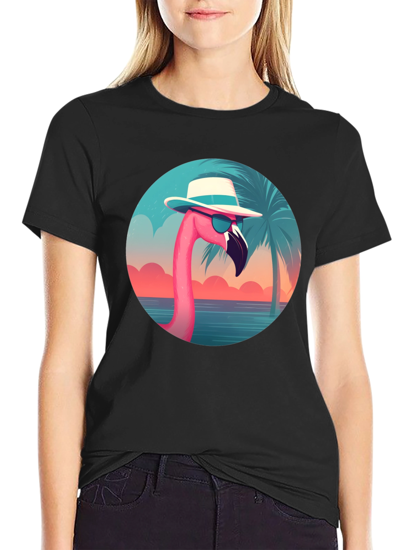 Tropical Flamingo T-Shirt