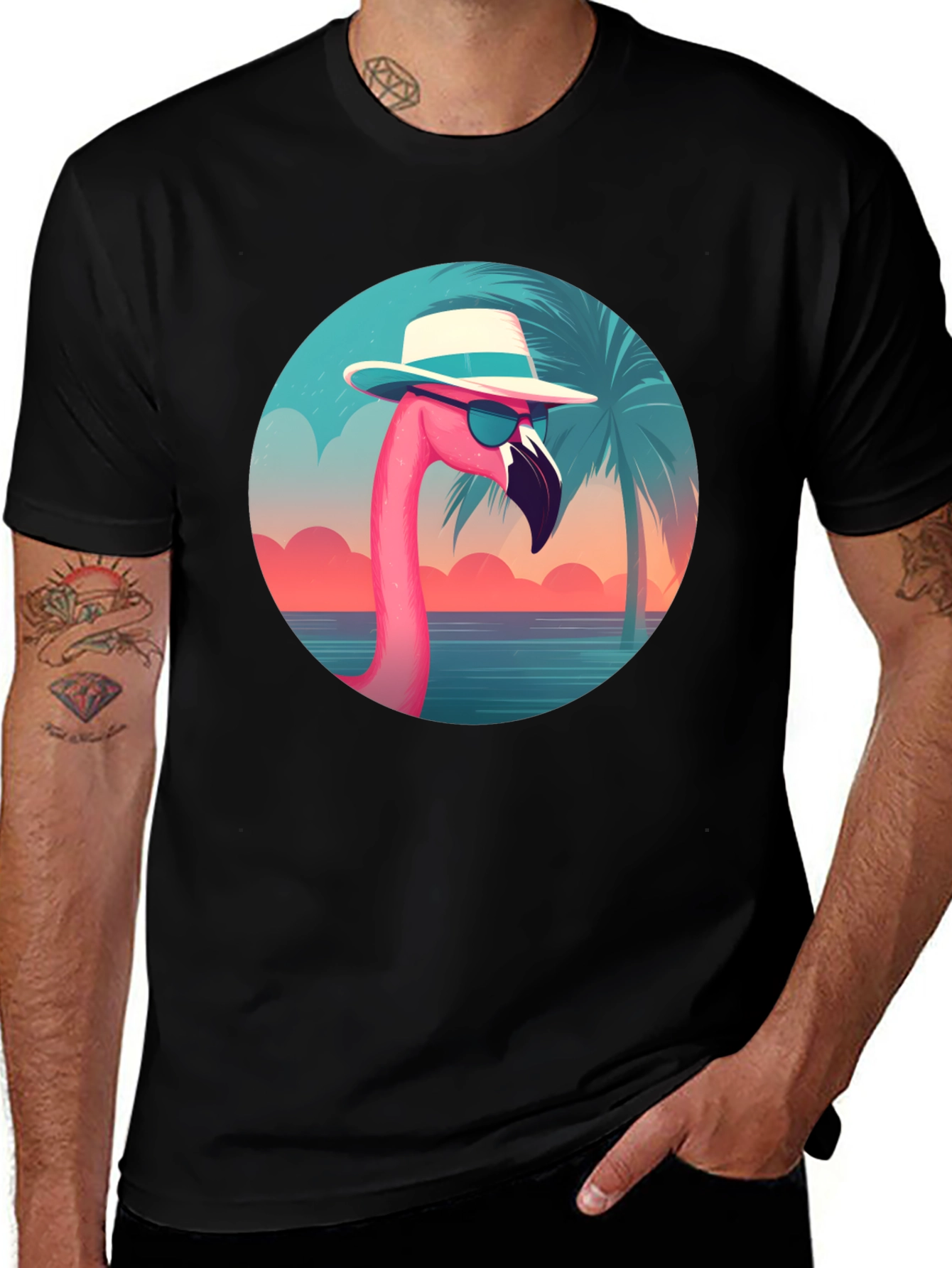 Tropical Flamingo T-Shirt