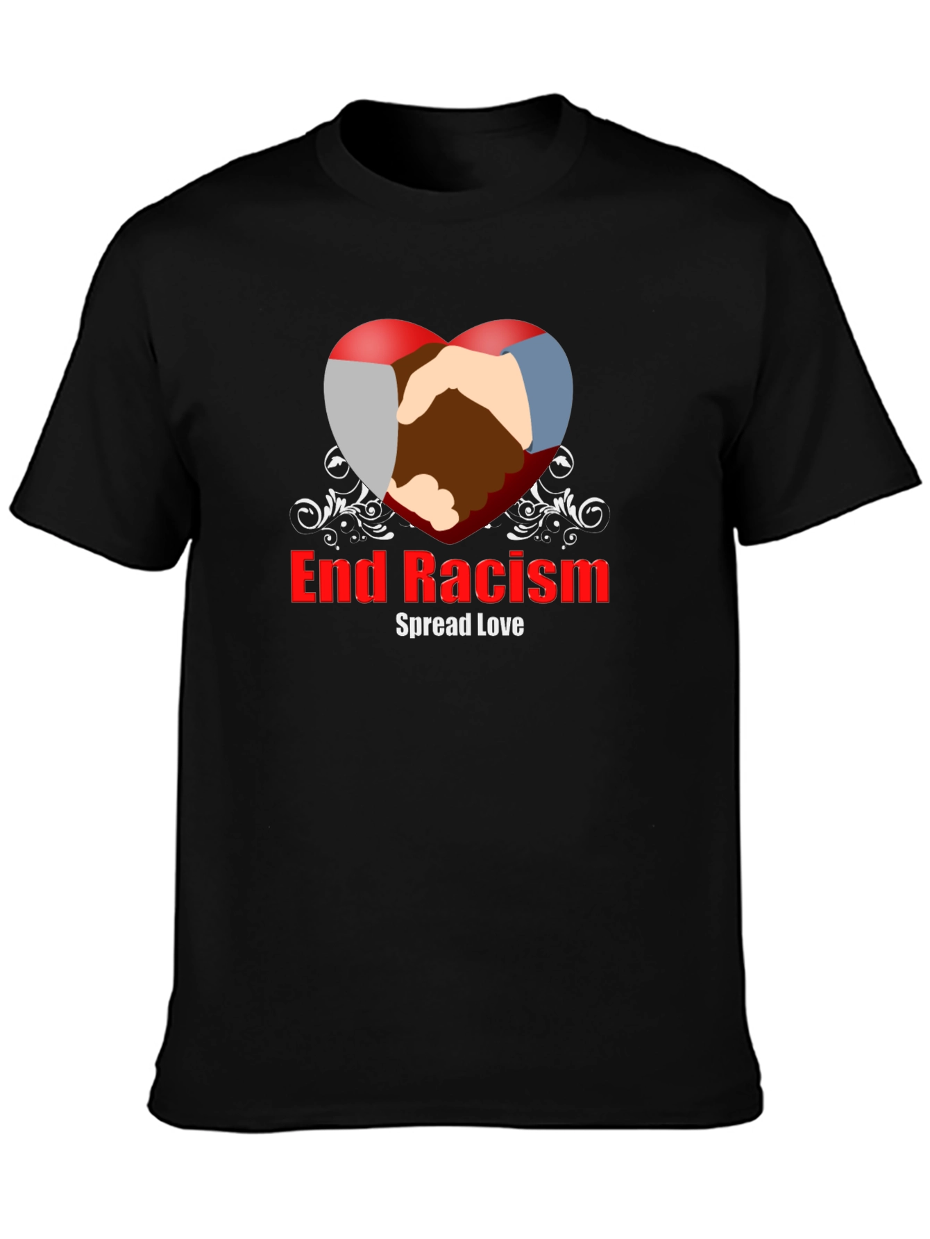 End Racism Graphic Tee - Spread Love