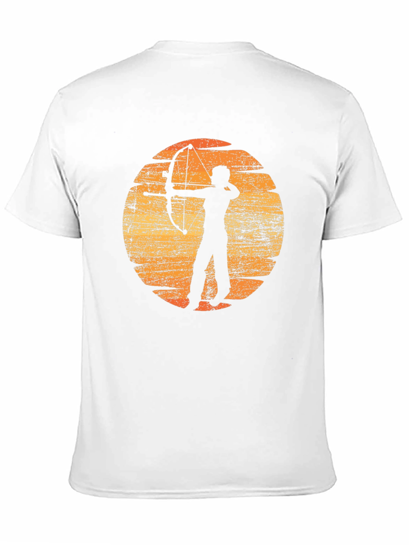 Archery Silhouette Graphic T-Shirt - Black