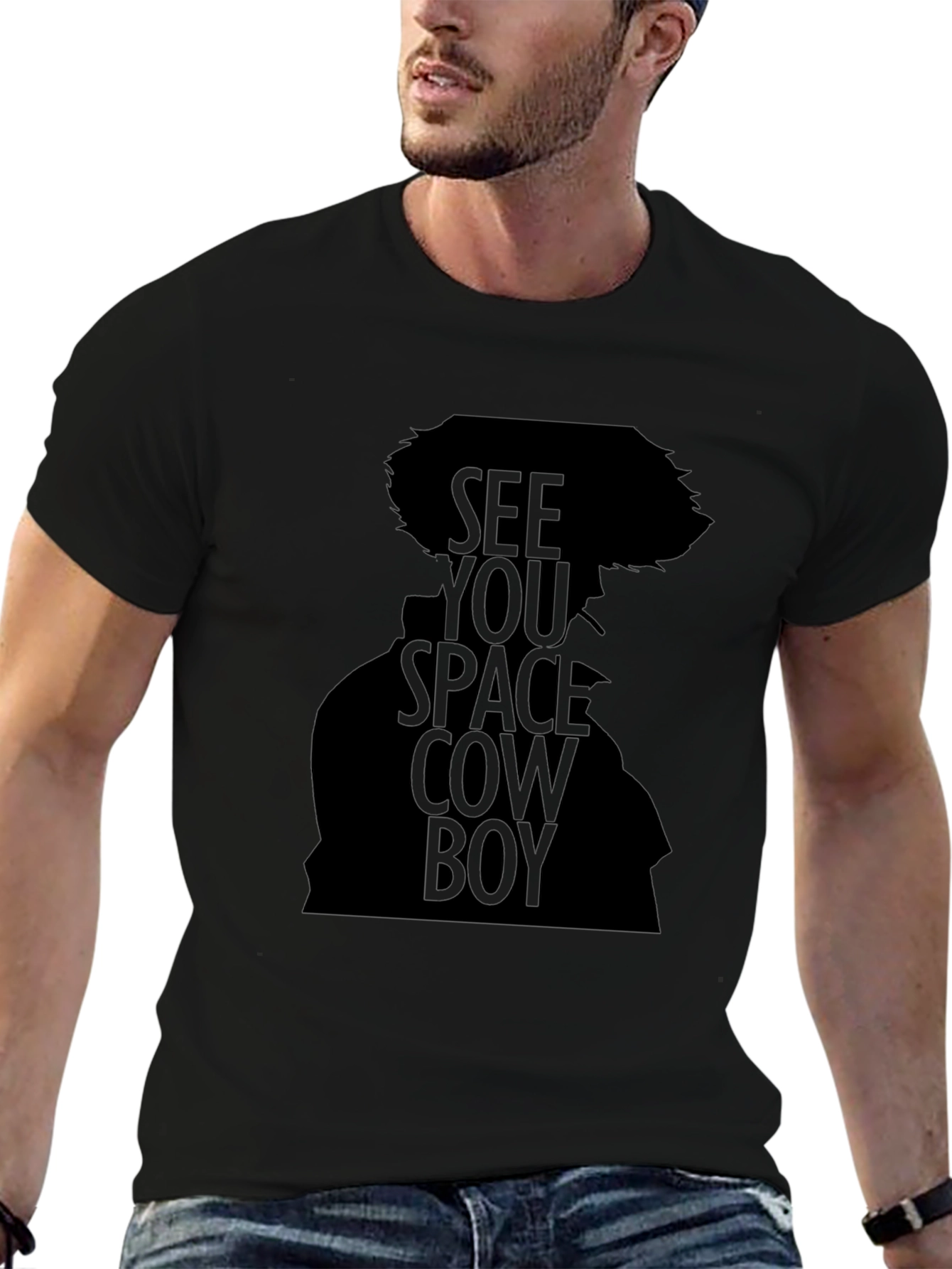 See You Space Cowboy T-Shirt - Black Graphic Tee