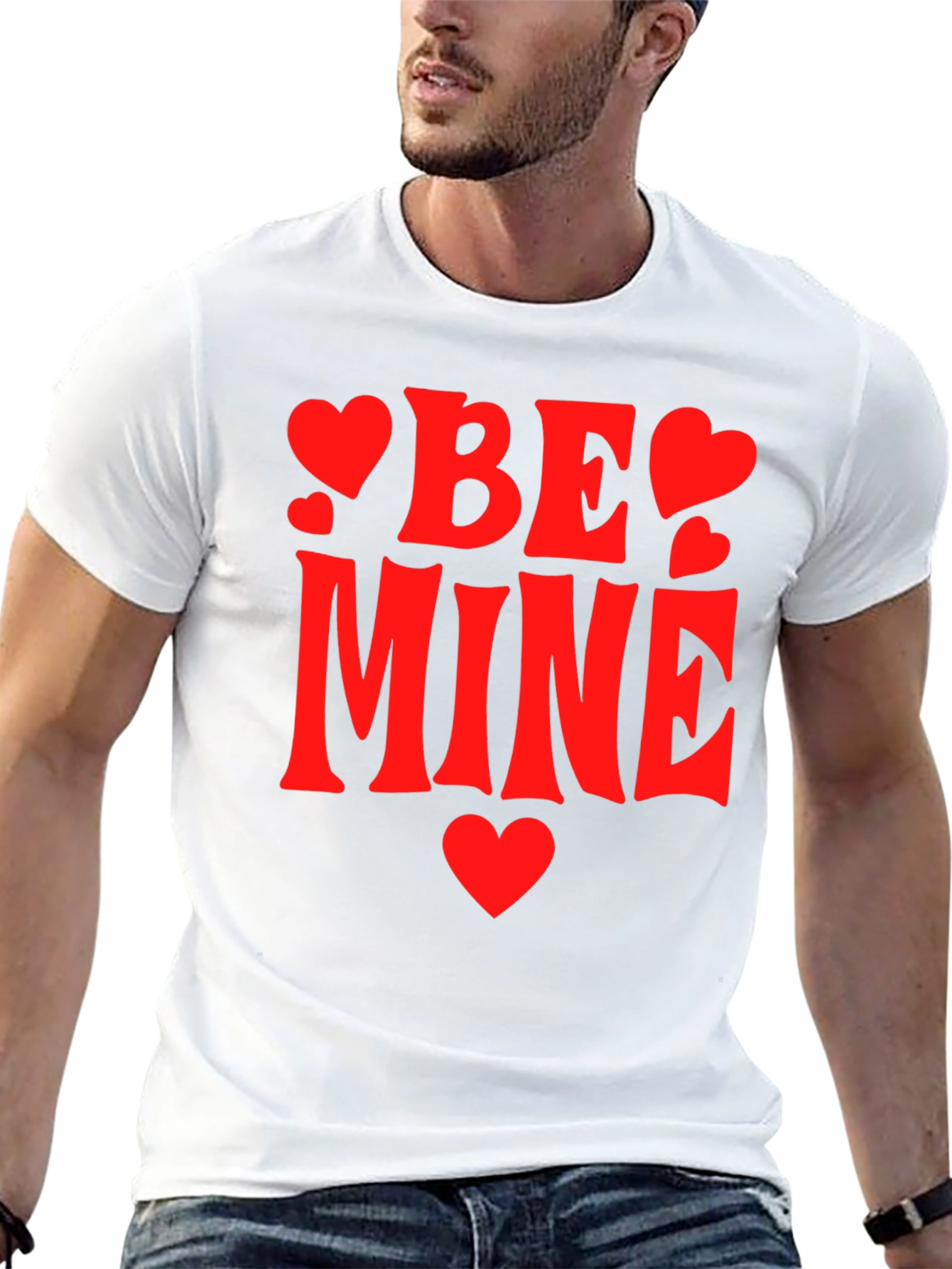 Be Mine Valentines T-Shirt - Black