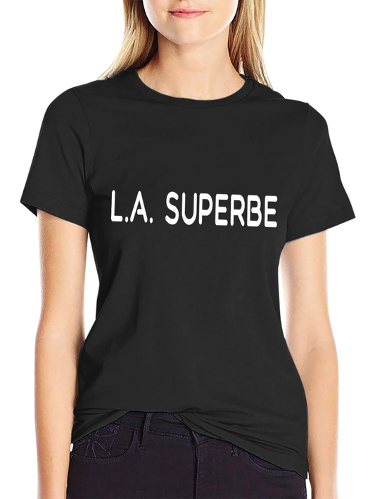 L.A. Superbe Graphic T-Shirt - Black