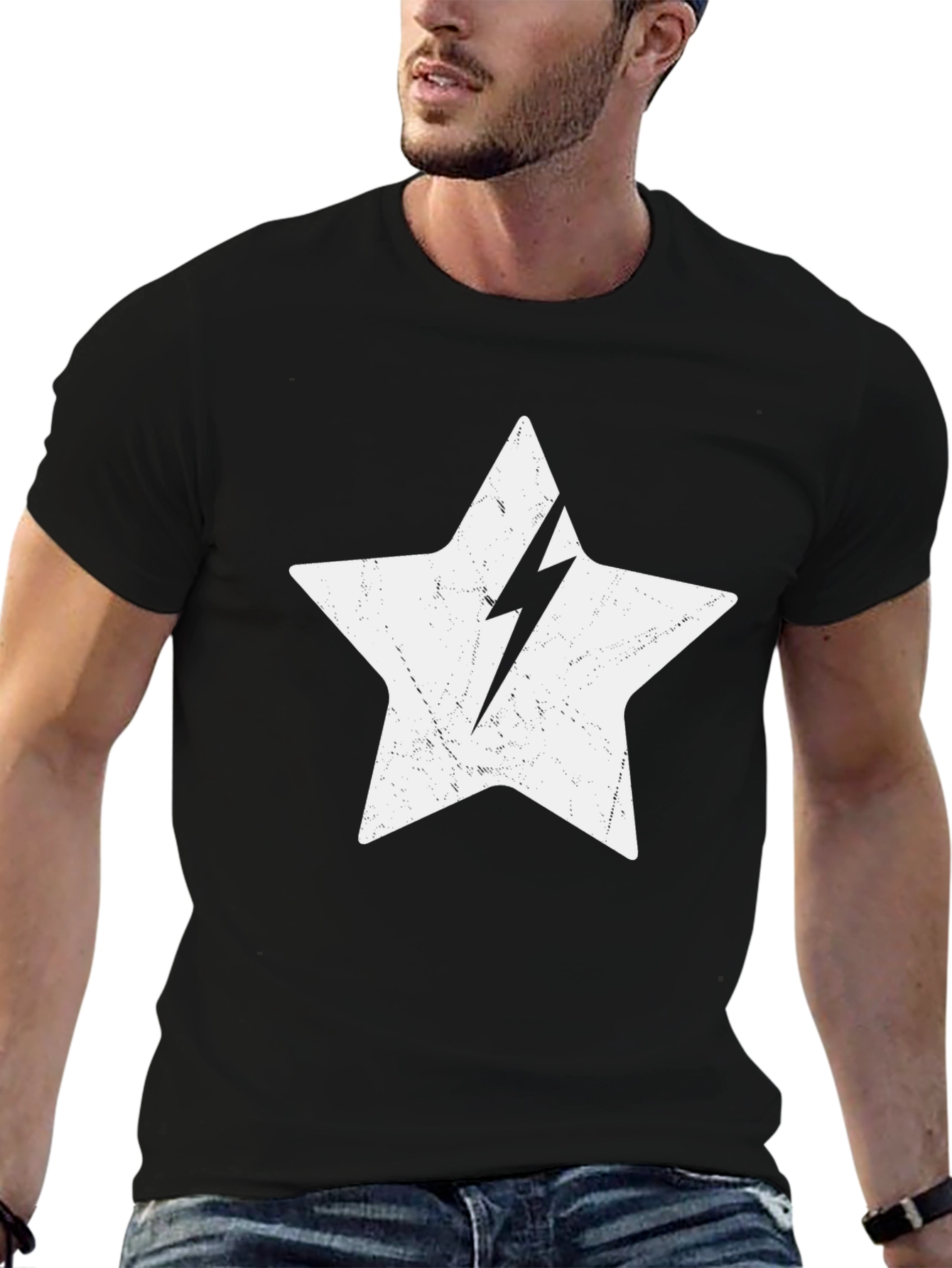 Star Lightning Bolt Graphic Tee