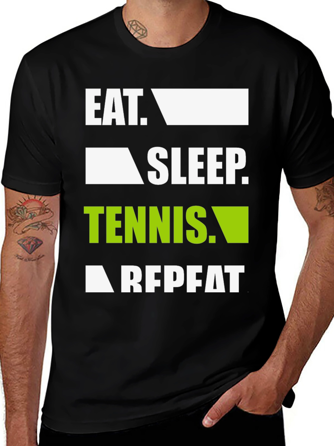 Eat Sleep Tennis Repeat T-Shirt
