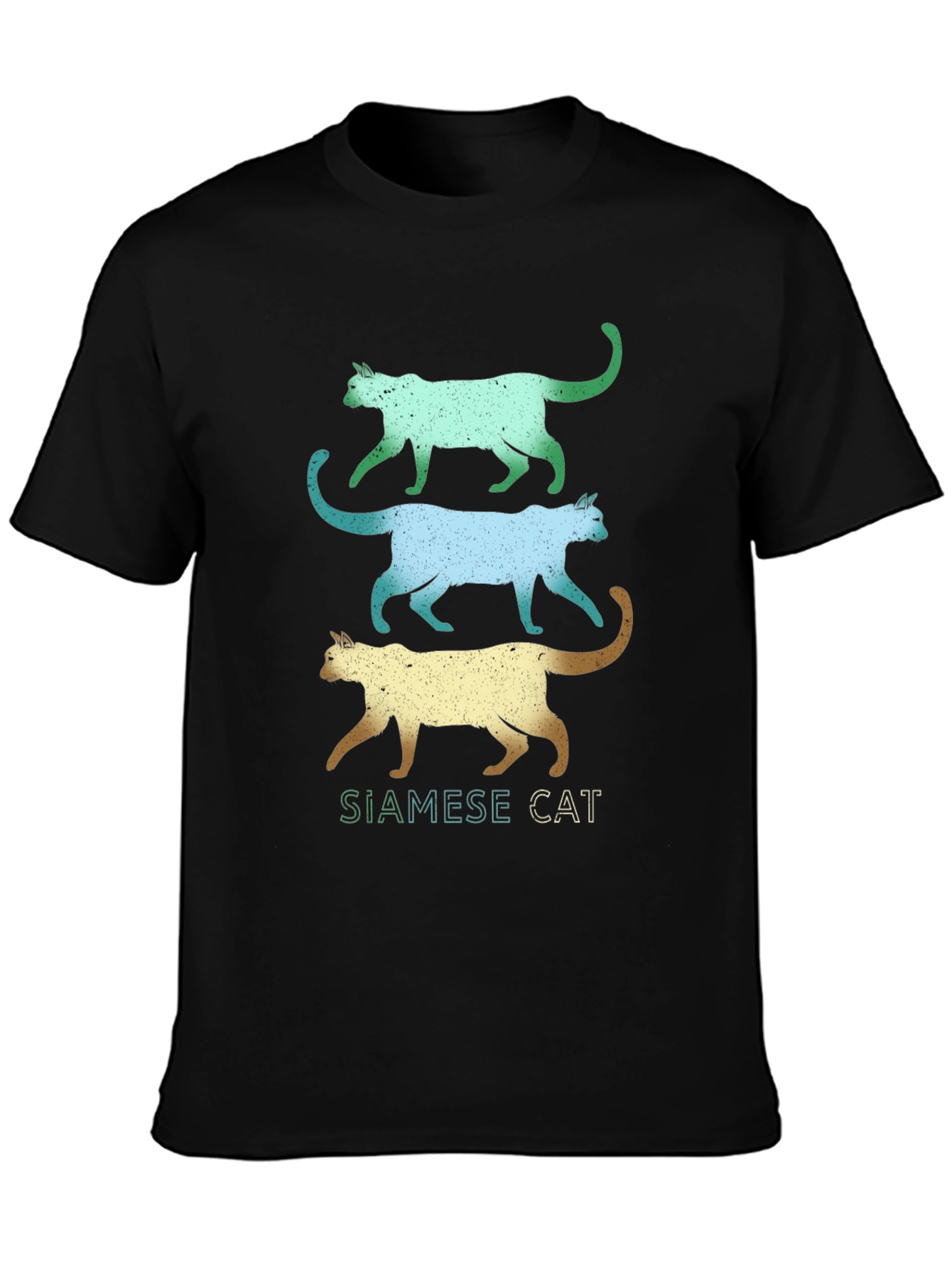 Siamese Cat Stack Graphic Tee