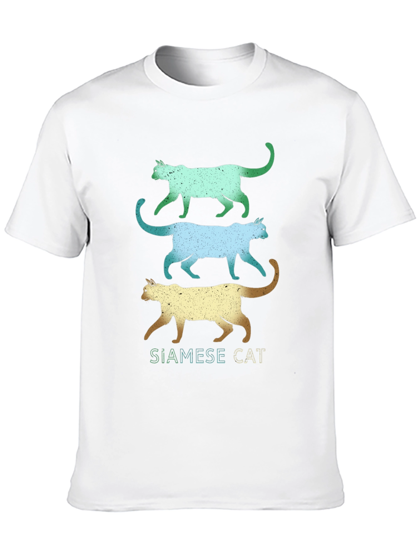 Siamese Cat Stack Graphic Tee