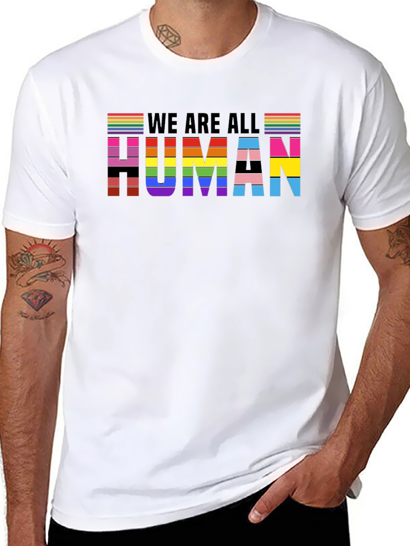 Pride We Are All Human T-Shirt